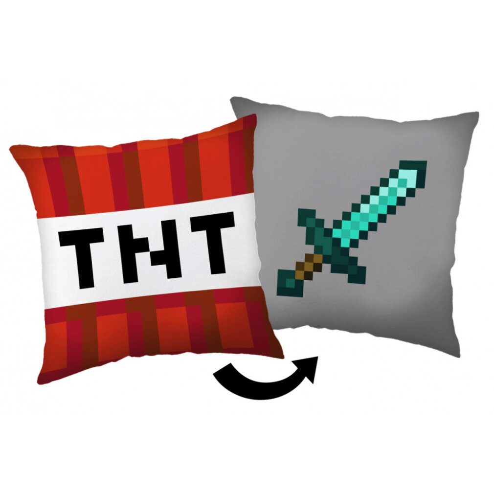 Jerry Fabrics Dekokissen Minecraft TNT Sword Dekokissen 40*40 cm