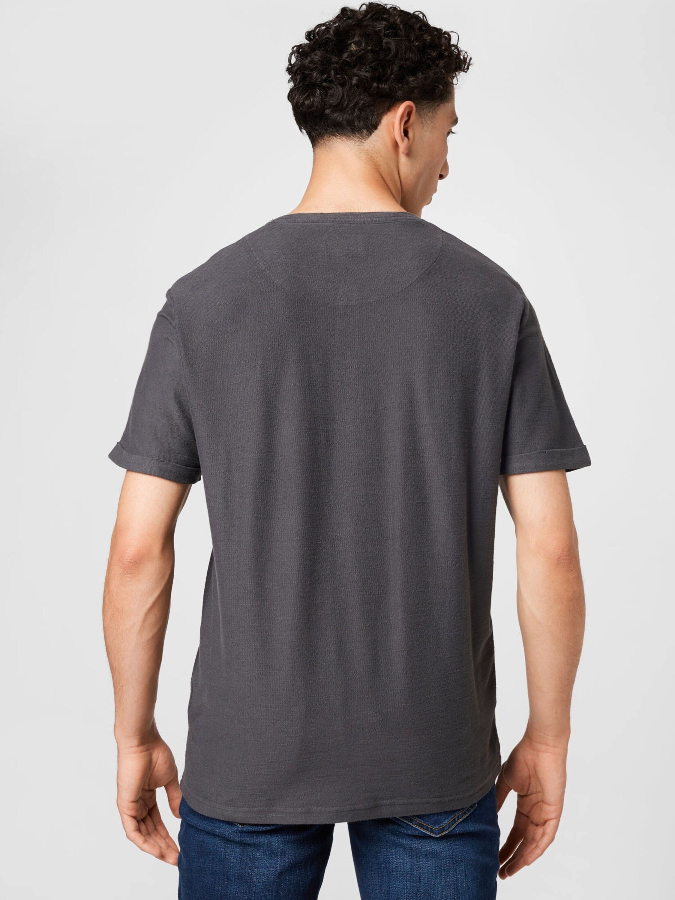 TOM (1-tlg) TAILOR BLACK T-Shirt