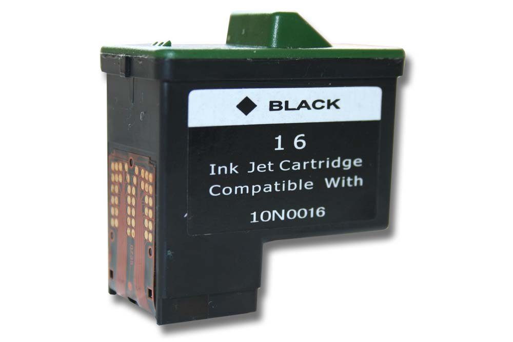 vhbw Ersatz für 10N0217, & 16, 10N0016 für Lexmark Kopierer Drucker Tintenpatrone 17