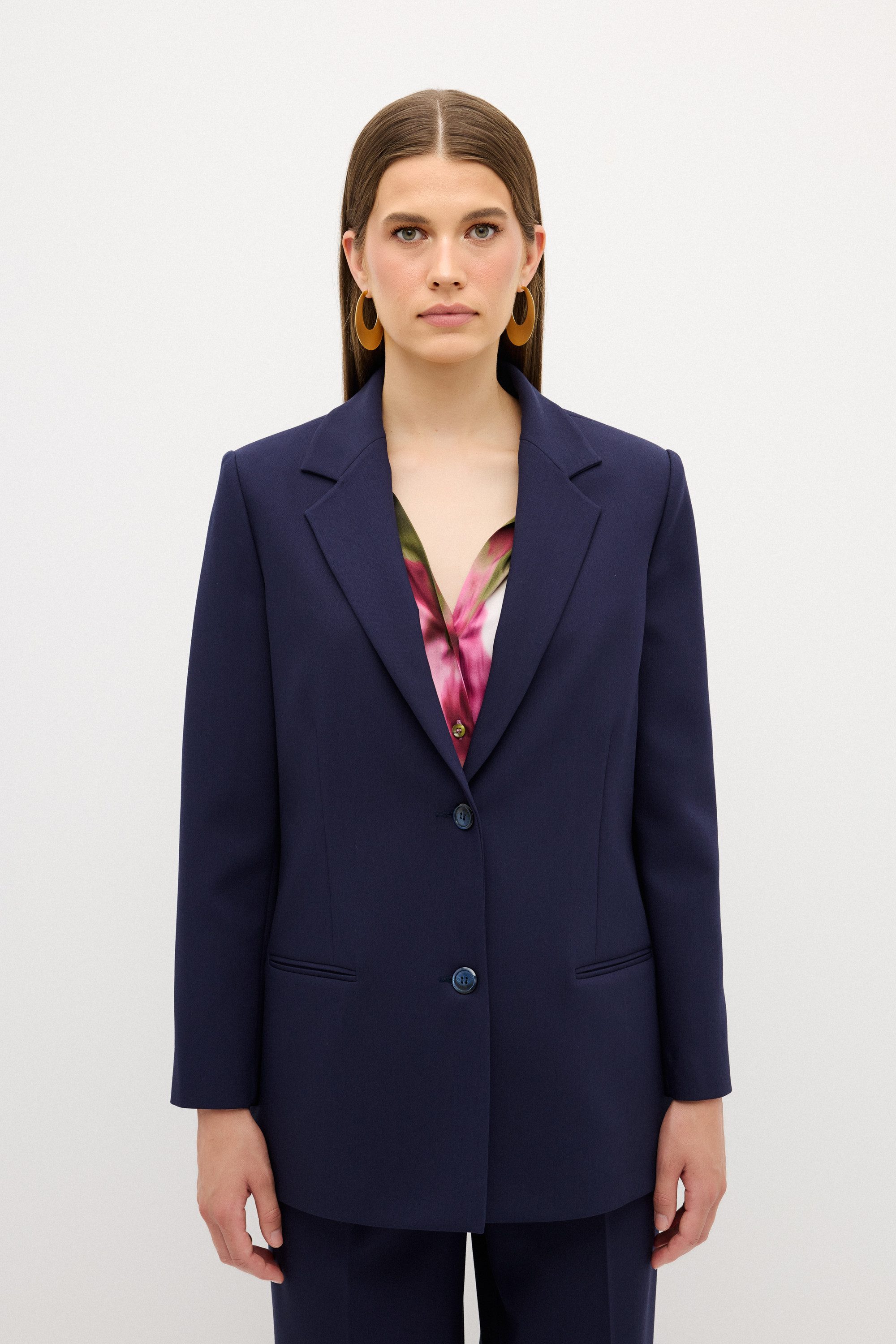 adL Kurzblazer Jacke mit Pattentaschen