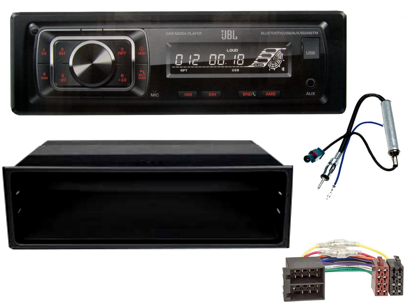 DSX JBL Bluetooth USB Aux In SD Karten Radio für VW Golf 4 1J Bj 97-06 Autoradio