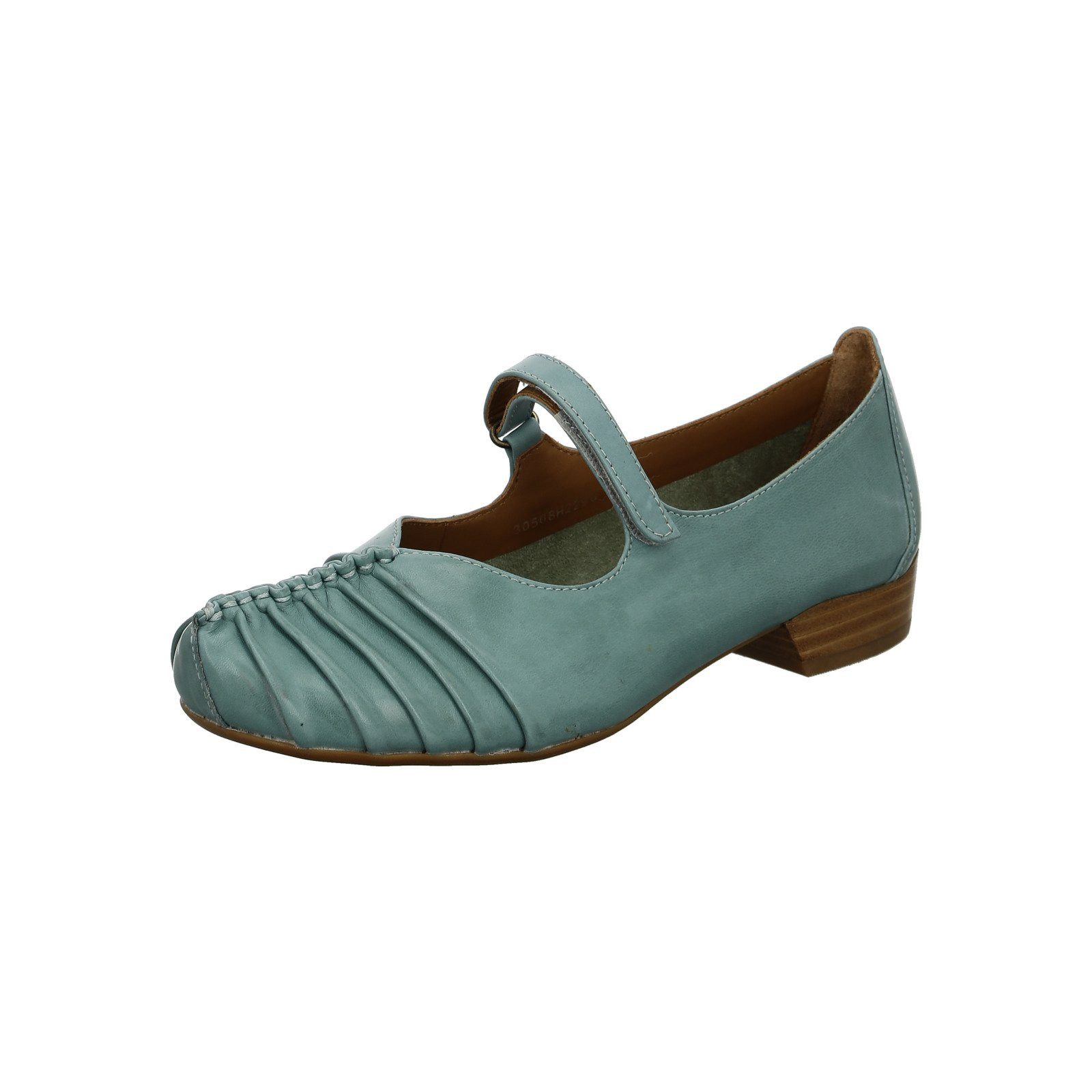 Everybody Galega - Damen Schuhe Pumps Ballerina Glattleder grün