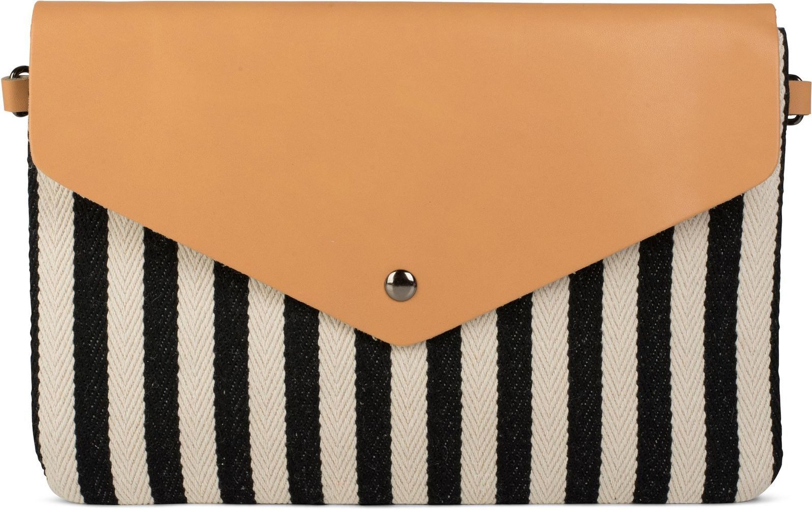 styleBREAKER Clutch Envelope Clutch mit Streifen (1-tlg)