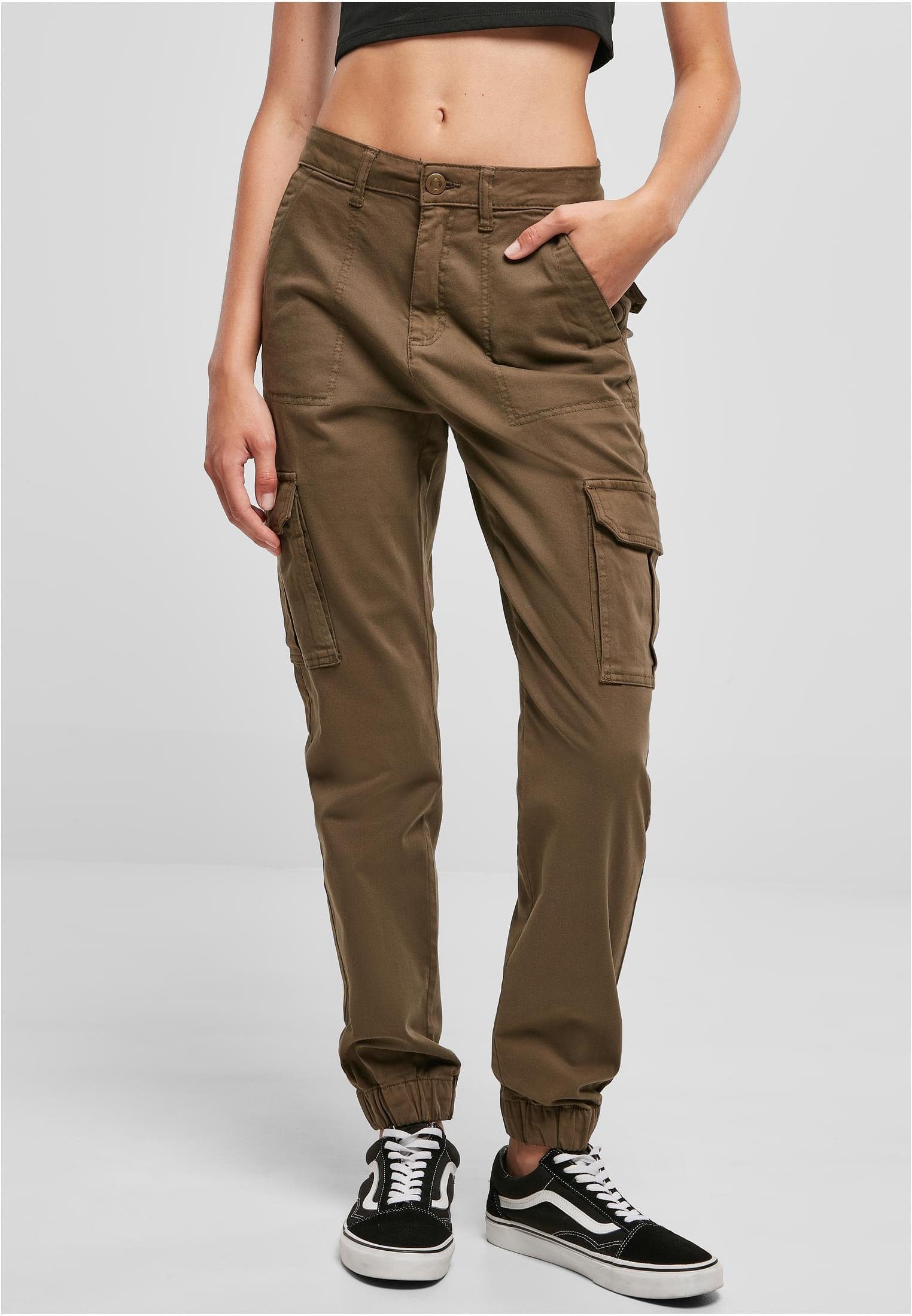 URBAN CLASSICS Funktionshose Ladies Cotton Twill günstig online kaufen