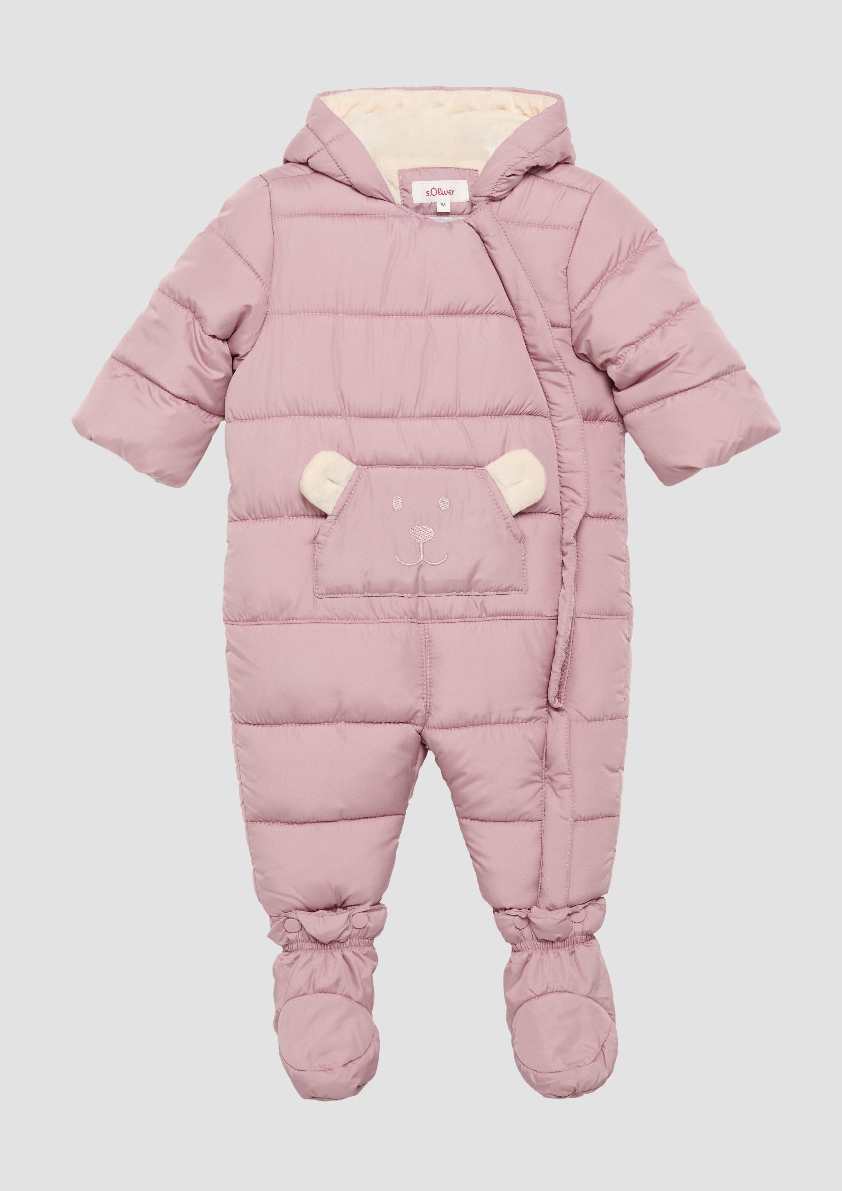 s.Oliver Overall Schneeanzug mit abnehmbaren Füsschen und samtigem Fleecefutter Artwork