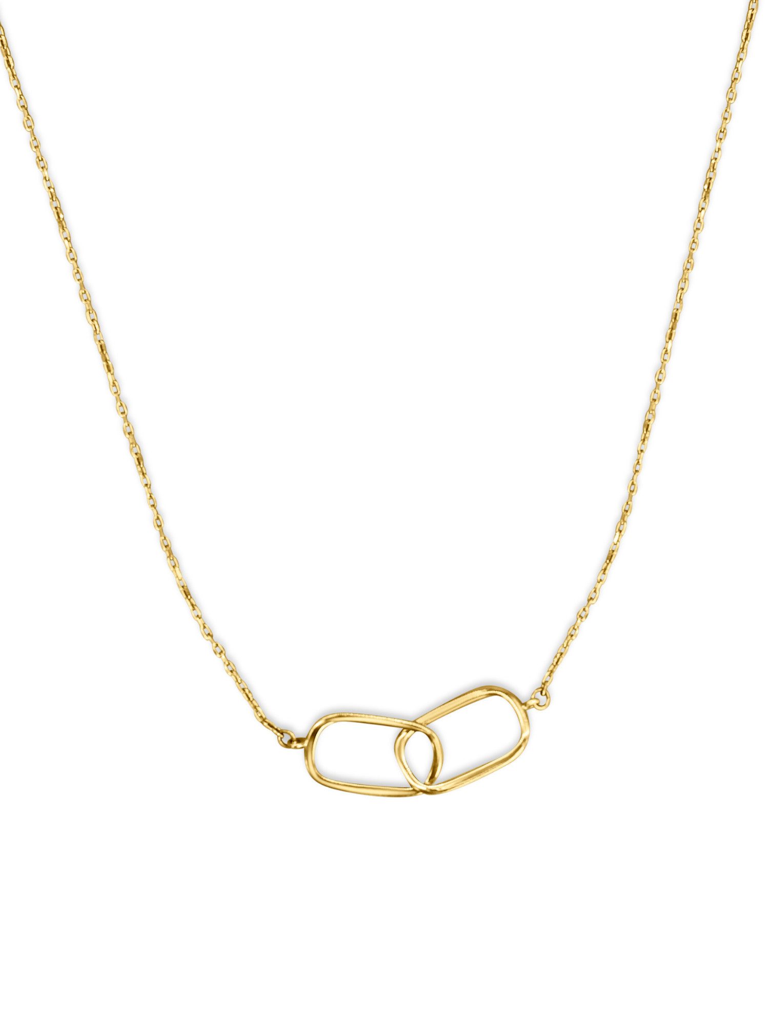 Antares Gold Goldkette 14K Echtgold Halskette mit Symbol der Verbundenheit
