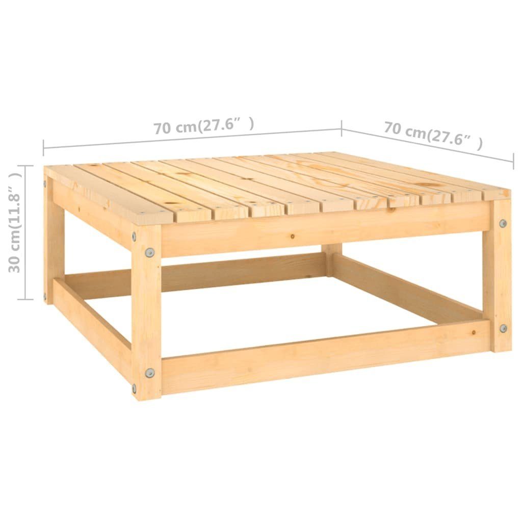 Gartenlounge-Set (1-tlg) mit Garten-Lounge-Set Kissen vidaXL Massivholz, Kiefer 8-tlg.