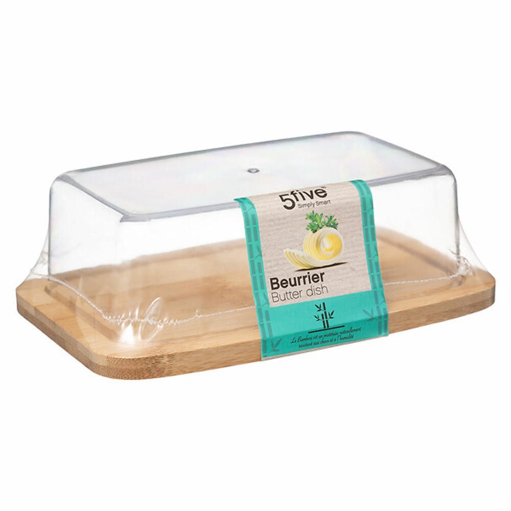 5five Simply Smart Butterdose Bamboo, Bambus, PS-Kunststoff