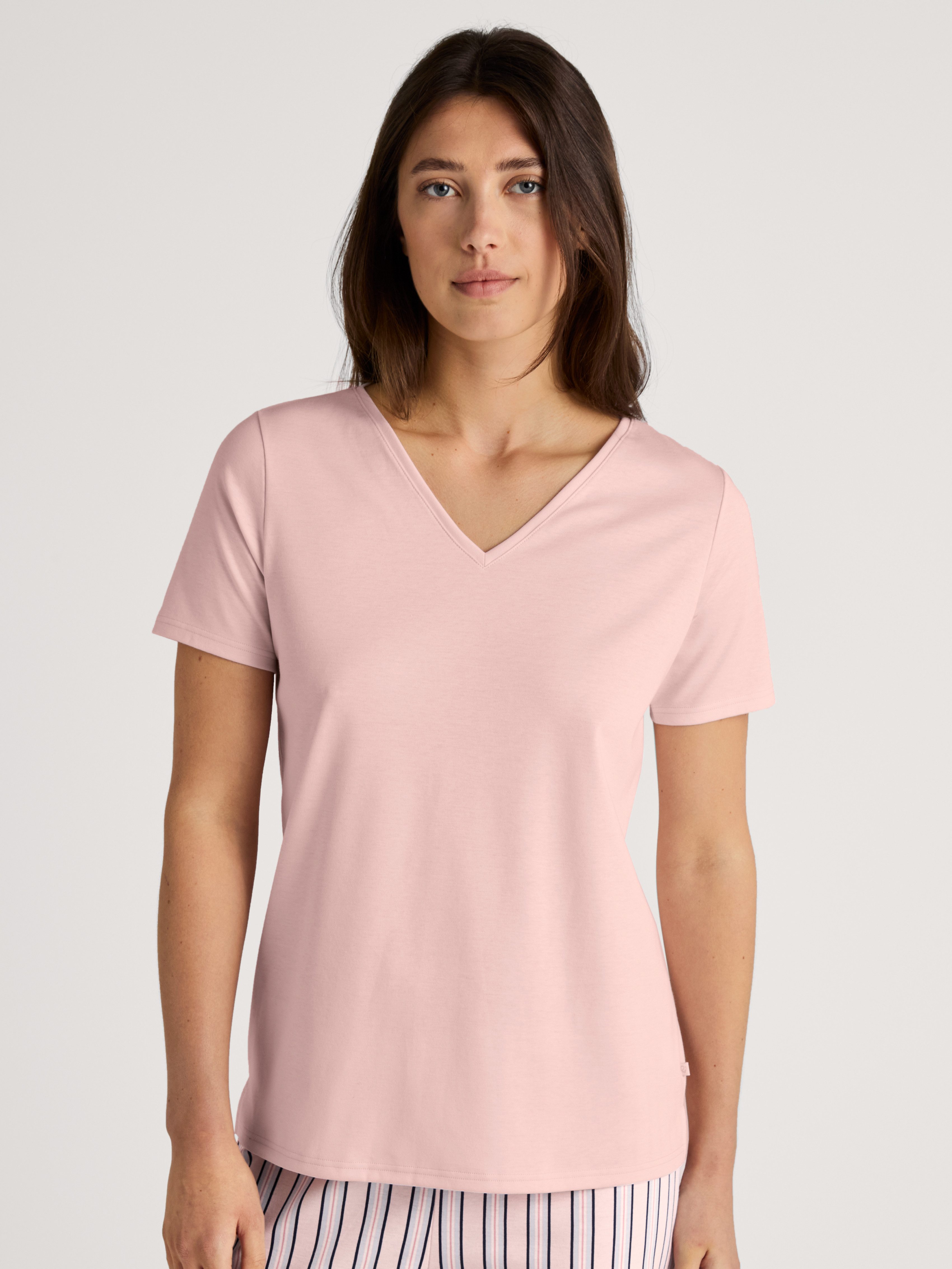 CALIDA T-Shirt Calida Damen Shirt 14058 Pearl Blush (1 Stück, 1-tlg., 1 Stück)
