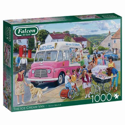 Jumbo Spiele Puzzle Falcon The Ice Cream Van 1000 Teile, 1000 Puzzleteile