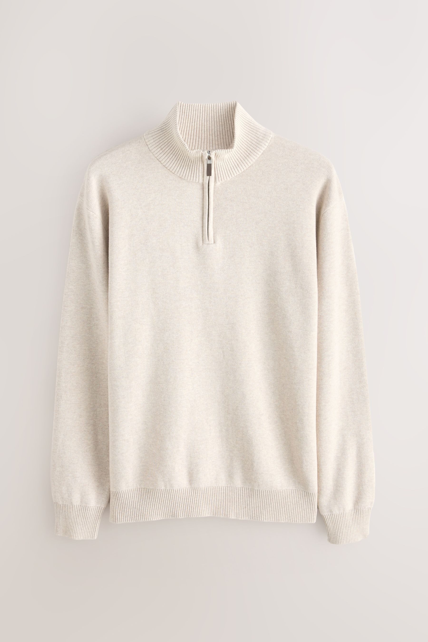 Next Strickpullover Regular Fit Premium Troyer, 2er-Pack (2-tlg)