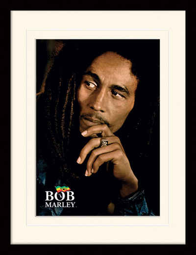 empireposter Wandbild Bob Marley - Legend - Framed Poster - Größe 30x40 cm