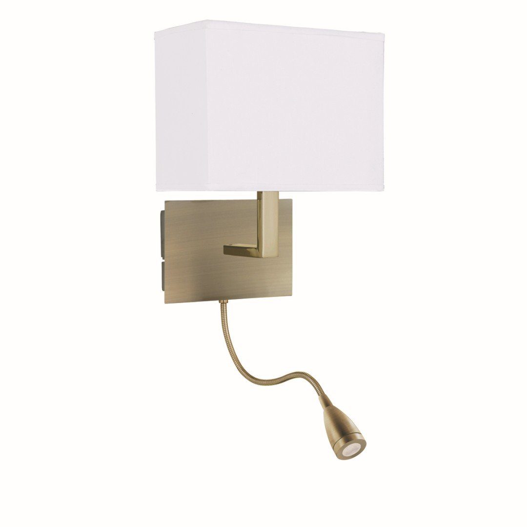 Wandlampe Modern Beleuchtung Wohnzimmer Licht-Erlebnisse Leuchtmittel, Bronze Wandleuchte WALL LIGHTS, ohne