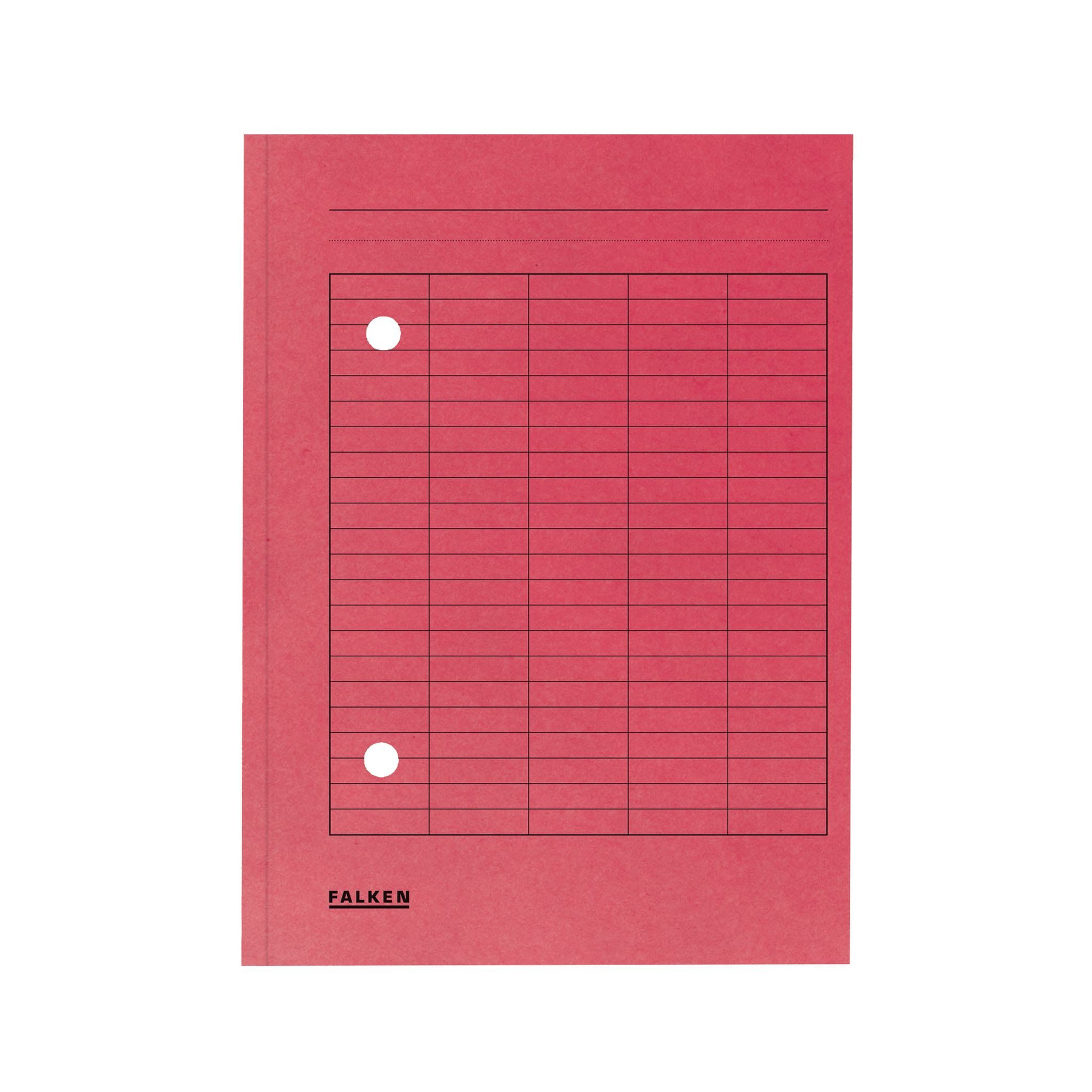 Falken Organisationsmappe Falken Umlaufmappe 80004187 A4 2 Sichtlöcher rt 100 St./Pack.