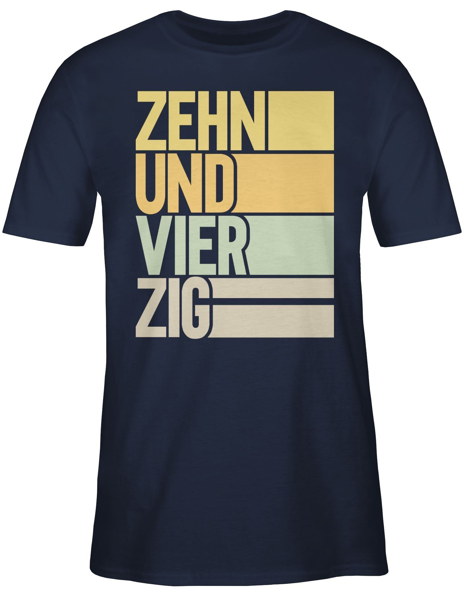 Navy 03 50. Zehnundvierzig Geburtstag Blau Shirtracer T-Shirt