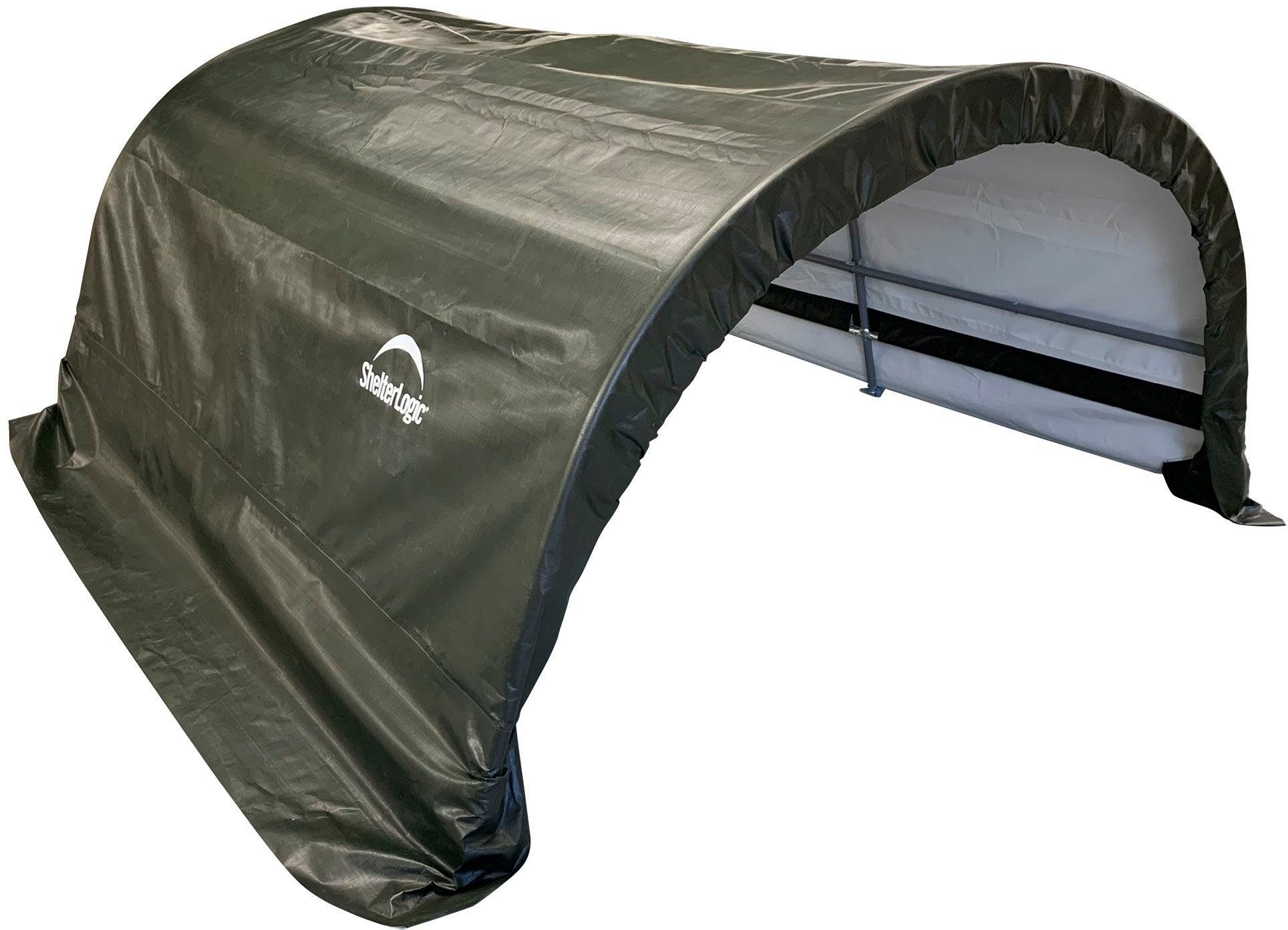 ShelterLogic Foliengerätehaus Weidezelt Run-In-Shed, BxT: 260x300 cm, Grün