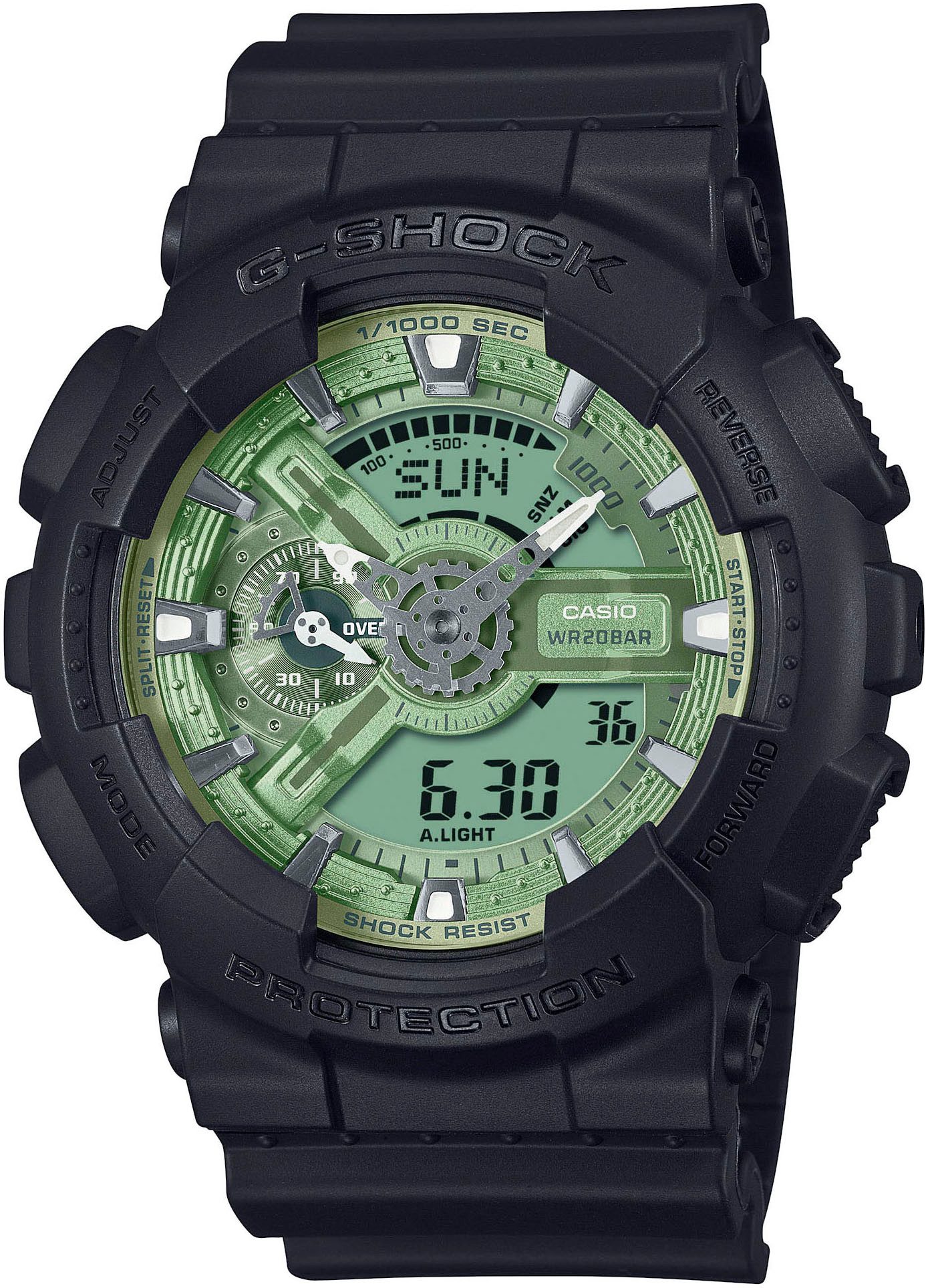 CASIO G-SHOCK Chronograph GA-110CD-1A3ER, Quarzuhr,Armbanduhr,Herrenuhr,dig günstig online kaufen
