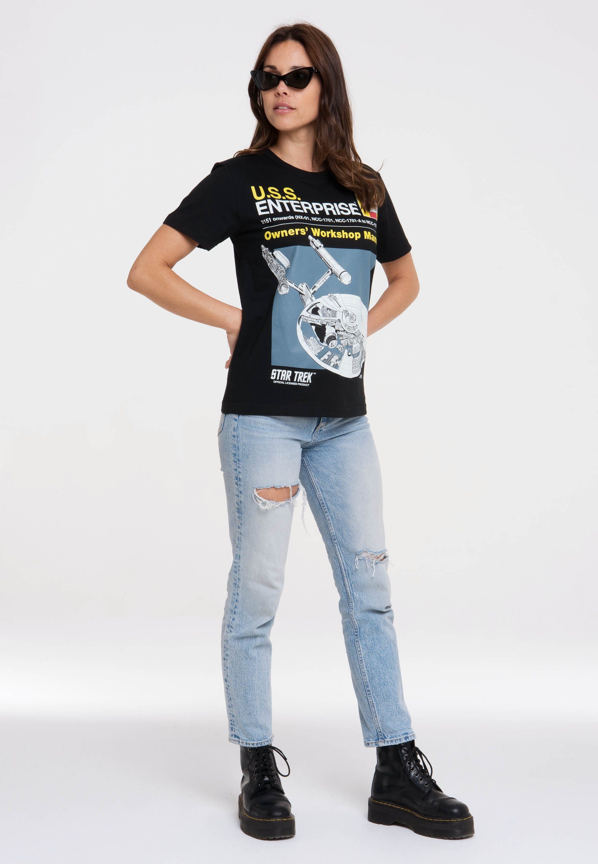 Manual lizenziertem Star Trek Haynes T-Shirt - Print mit LOGOSHIRT
