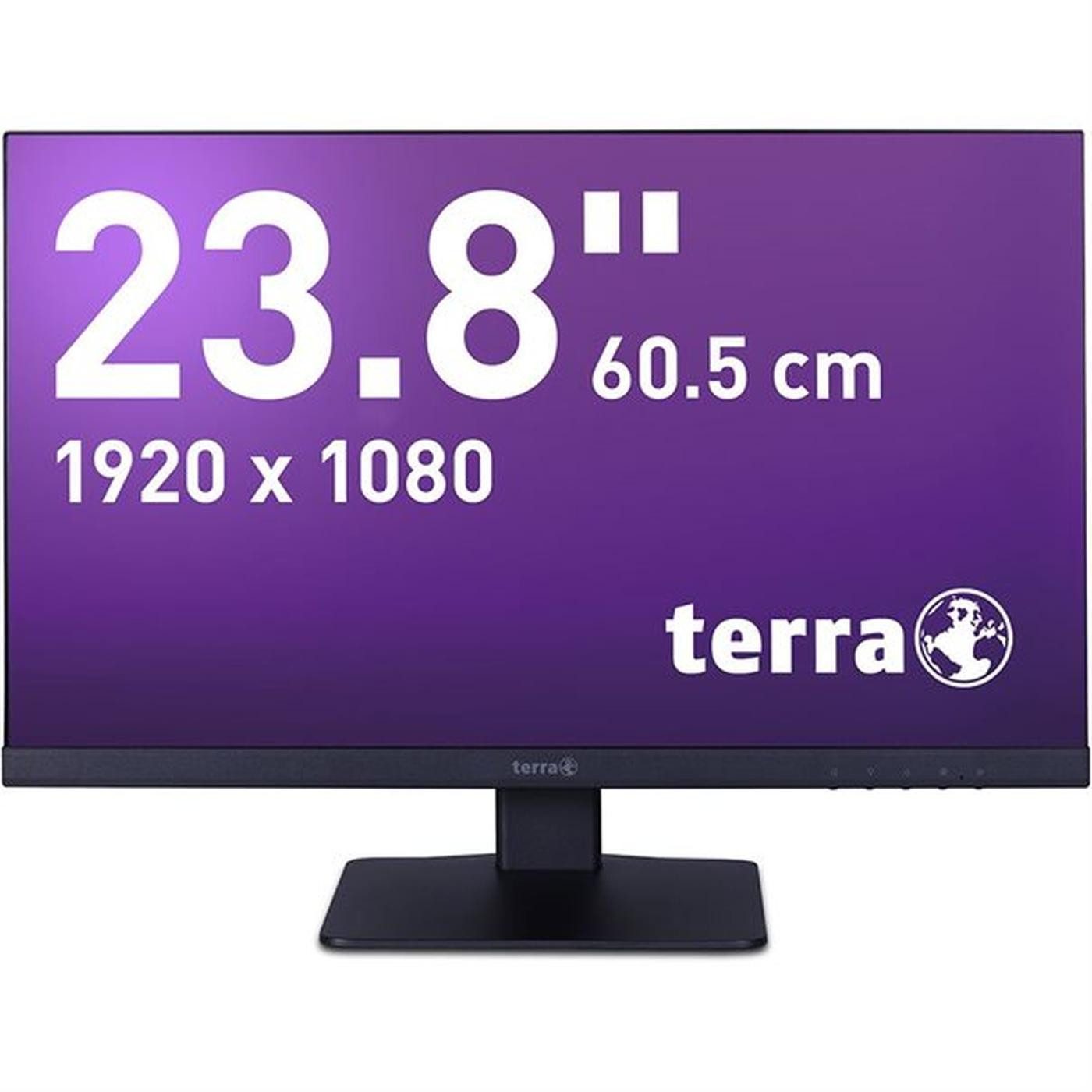 TERRA TERRA 2448W V4 Monitor 23,8" Full HD IPS schwarz HDMI/DP/USB-C 144Hz LCD-Monitor (60.5 cm/23.8 ", 1920 x 1080 px, IPS, DisplayPort, HDMI, USB-C, VESA)