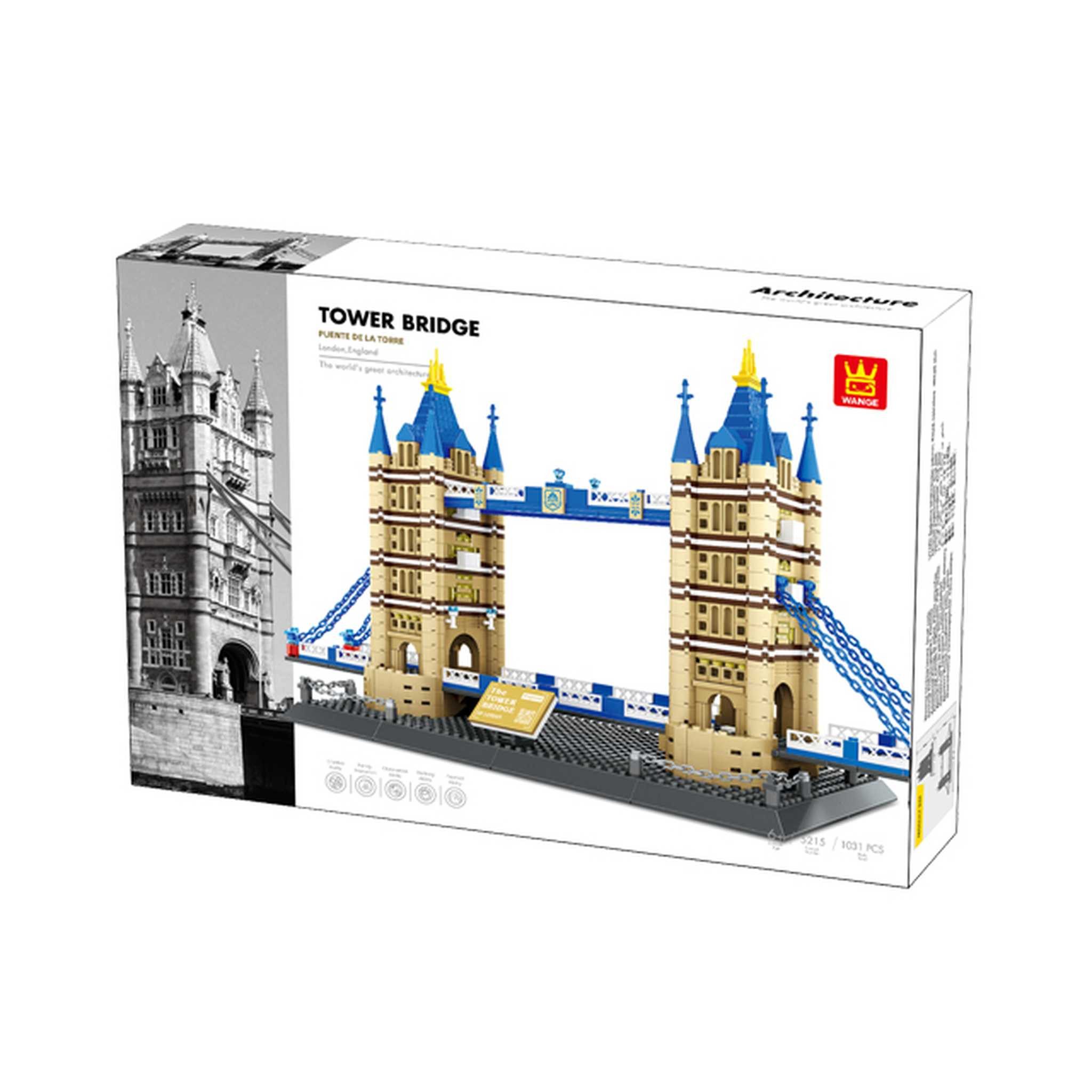 Wange 5215 Tower Bridge-London,England (Wange) Spielbausteine, (1031 St)
