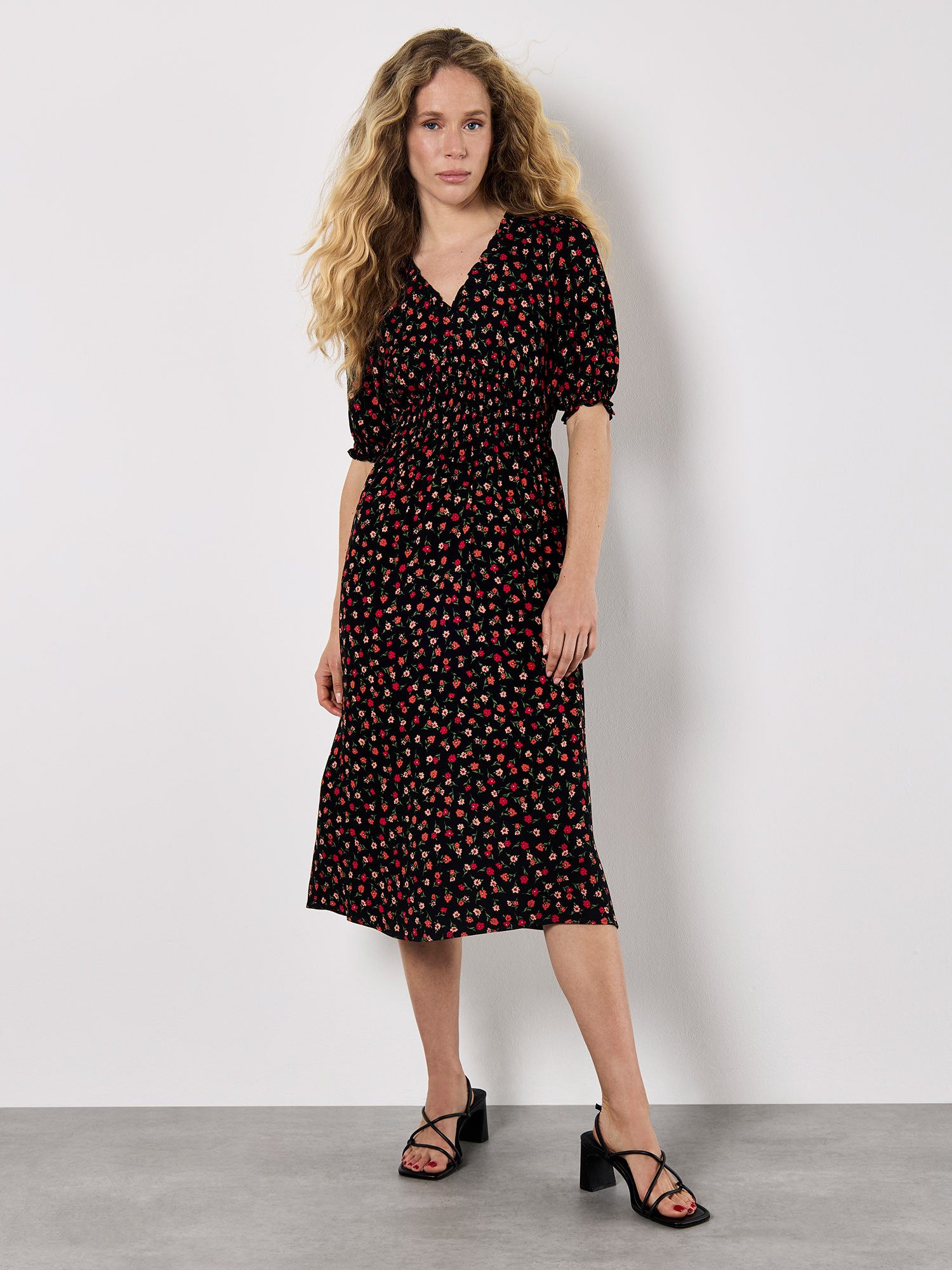 Midikleid Florales Midikleid