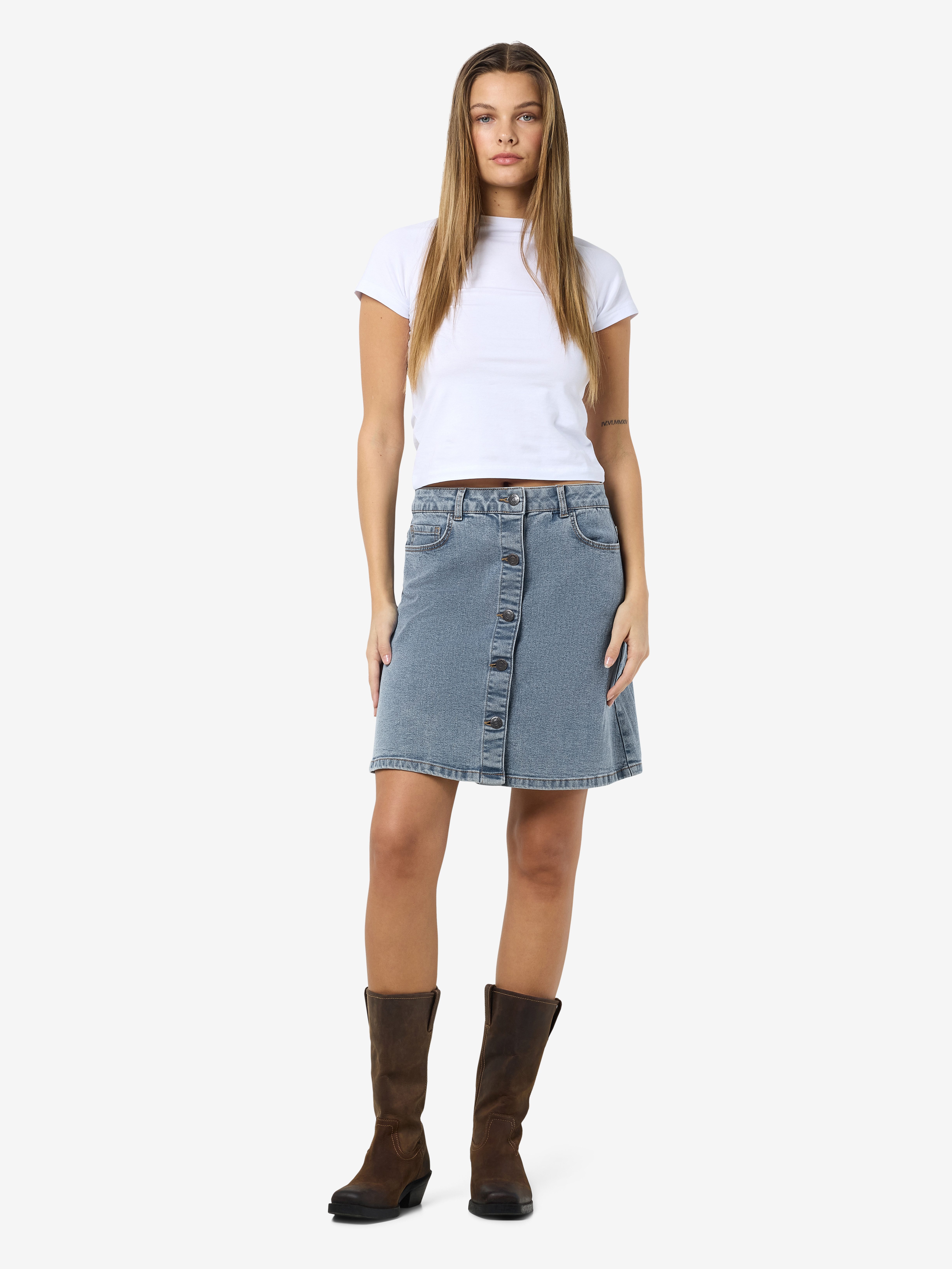 Noisy may Jeansrock NMRONNIE NW A SHAPE SKIRT VI375LB NOOS günstig online kaufen