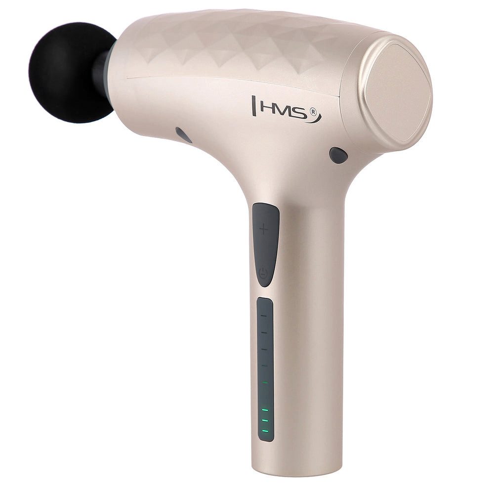 HMS Massagepistole Massagegerät Ganzkörperpistole, Spar-Set, Bis zu 3200 Stöße pro Minute, Bis zu 240 Minuten Laufzeit für lange Anwendungen