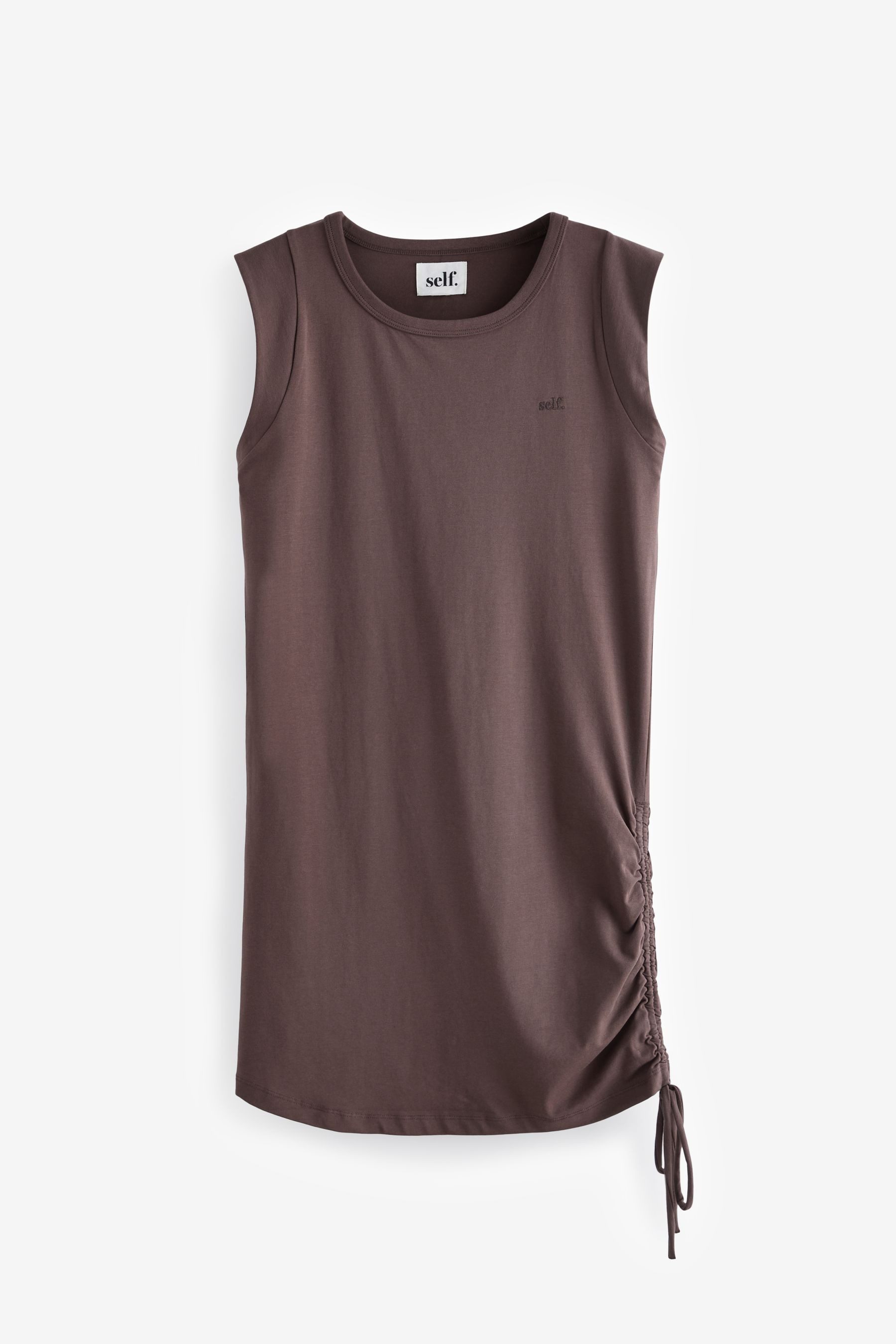 self Minikleid Self gerafftes Mini-T-Shirt-Kleid (1-tlg) günstig online kaufen