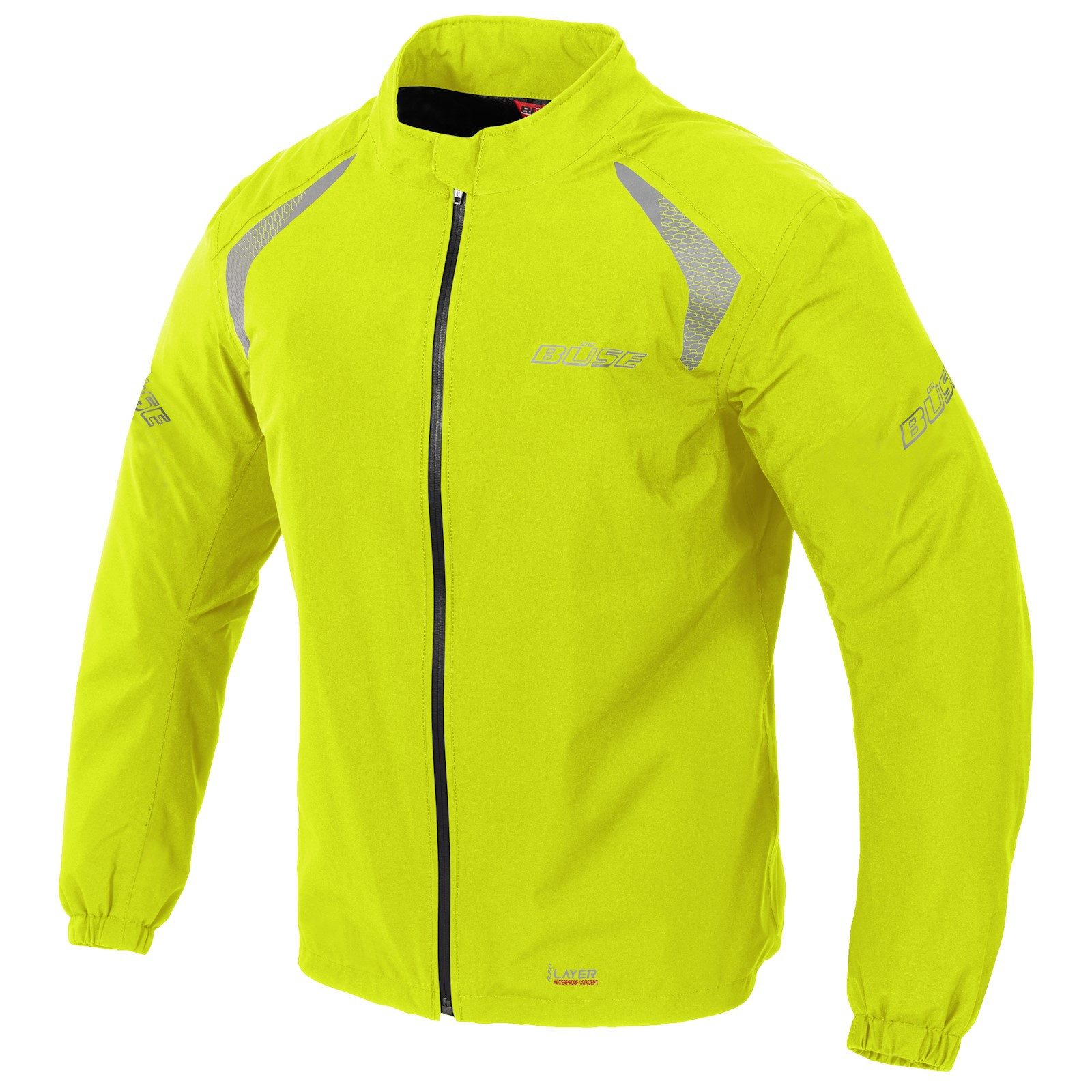 Büse Regenanzug Büse Breeze Regenjacke neon-gelb, motorrad regenjacke