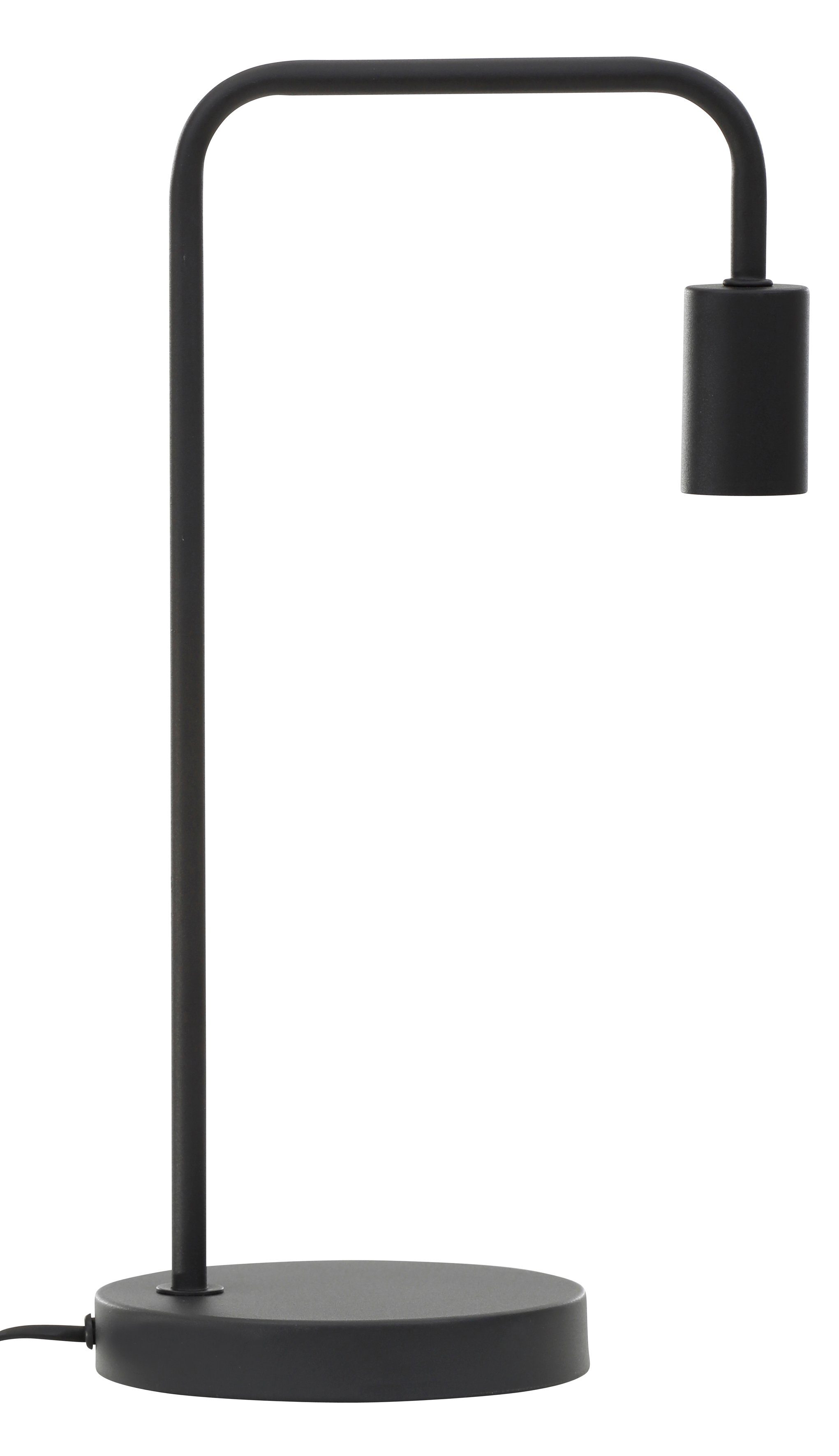 Leonique Tischleuchte Jarla, ohne Leuchtmittel, 42 Höhe Fassungen, Tischlampe goldfarbenen/schwarzen cm schwarez mit