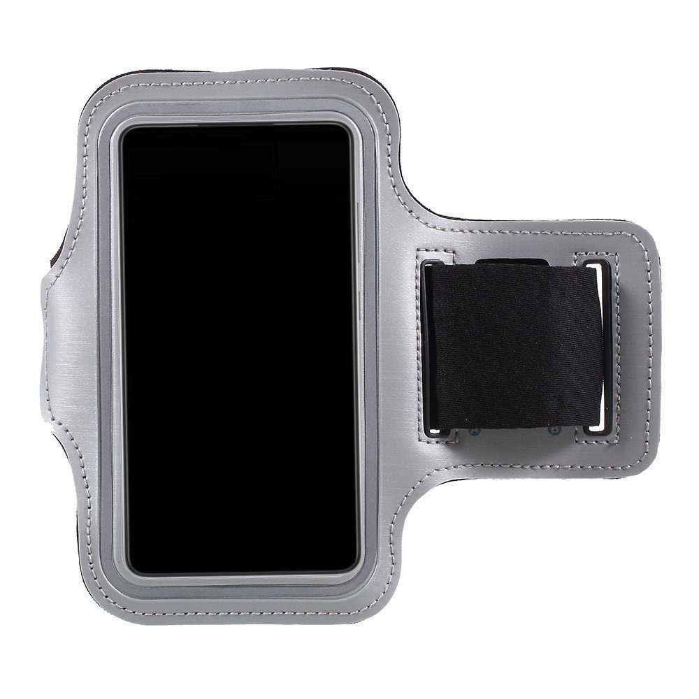 Silber Etui Jogging Handyhülle Handy Tasche Sport Armband Schutztasche Handyhülle 6,6" Schlüsselfach bis, CoverKingz für von Universal Schutzhülle Smartphones