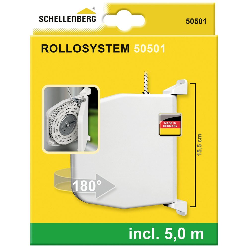 SCHELLENBERG Rollladengurt-Antrieb Schellenberg 50501 Schnurwickler Aufputz