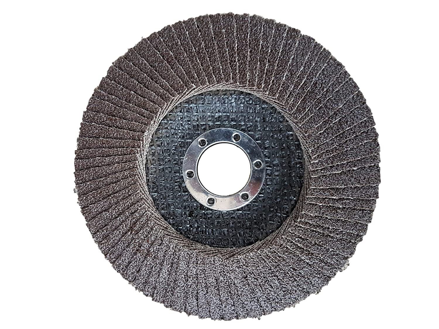 Rostio Fächerscheibe 10 Stück Rostio Fächerscheibe ø 125mm Stahl & Metall braun, Ø 125,00 mm