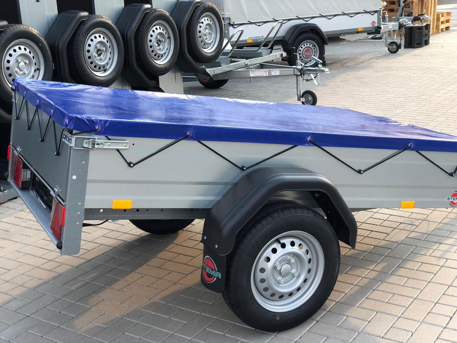 ProPlus Autoplane Anhängerplane Flachplane Ladungssicherungsplane Plane 2075x1140x50mm (1-St), Mit Planenschnur