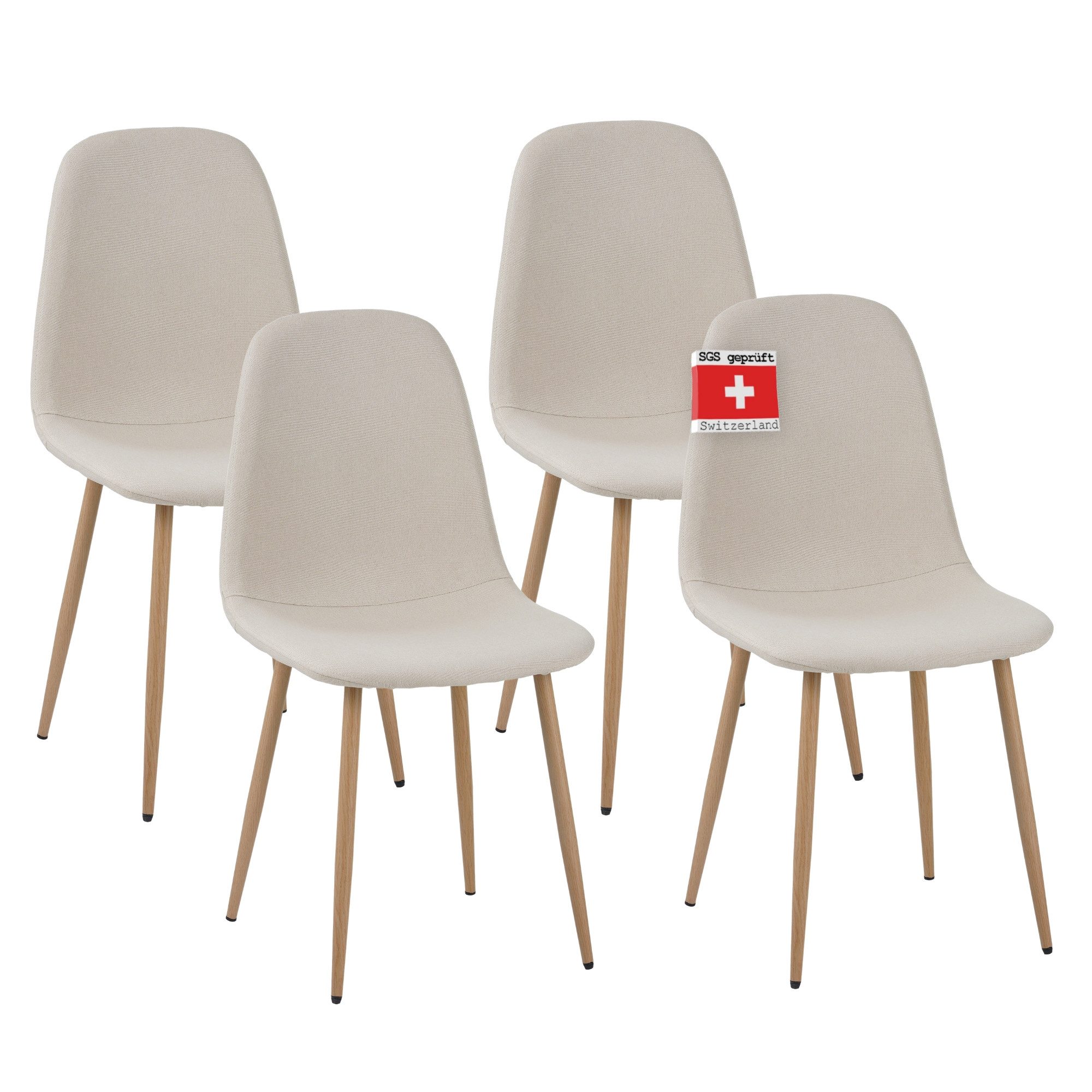 Albatros International Esszimmerstuhl Esszimmer Stühle 4 er Set FANO, Stuhl günstig online kaufen