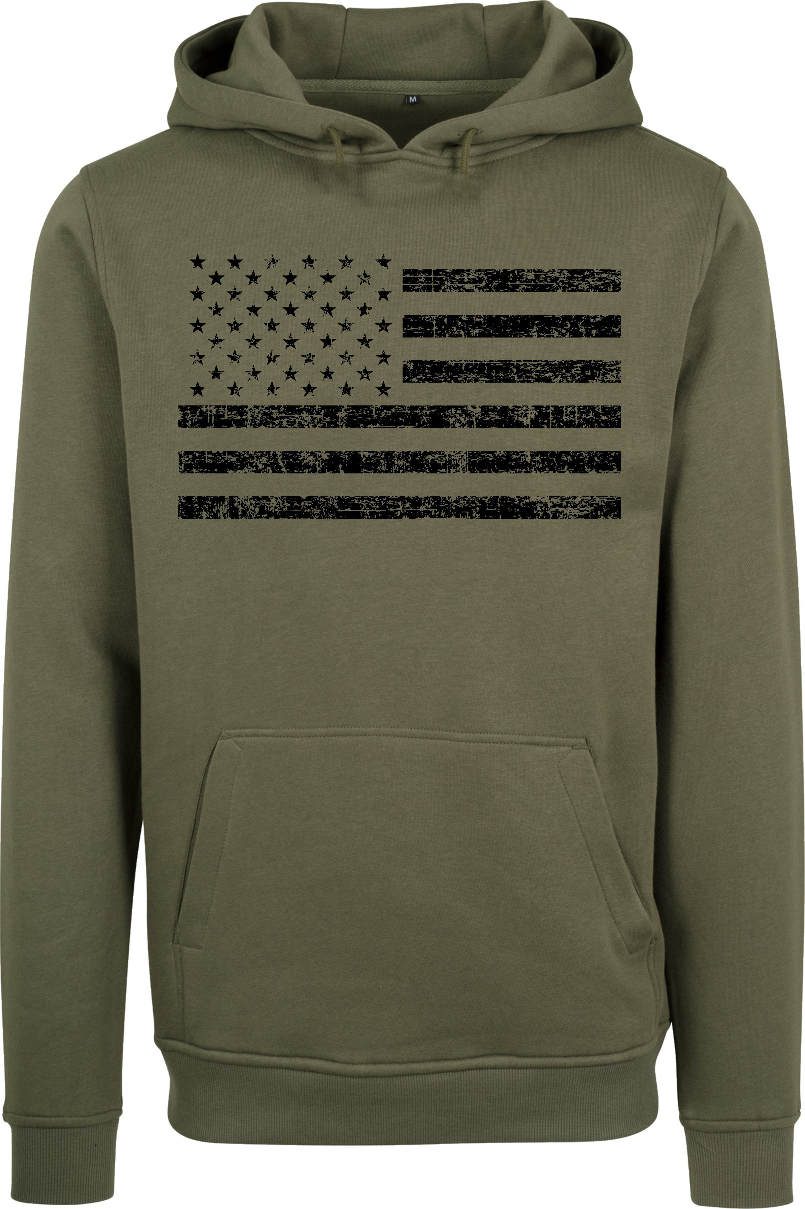 Baddery Kapuzenpullover US Army Hoodie Black Flag