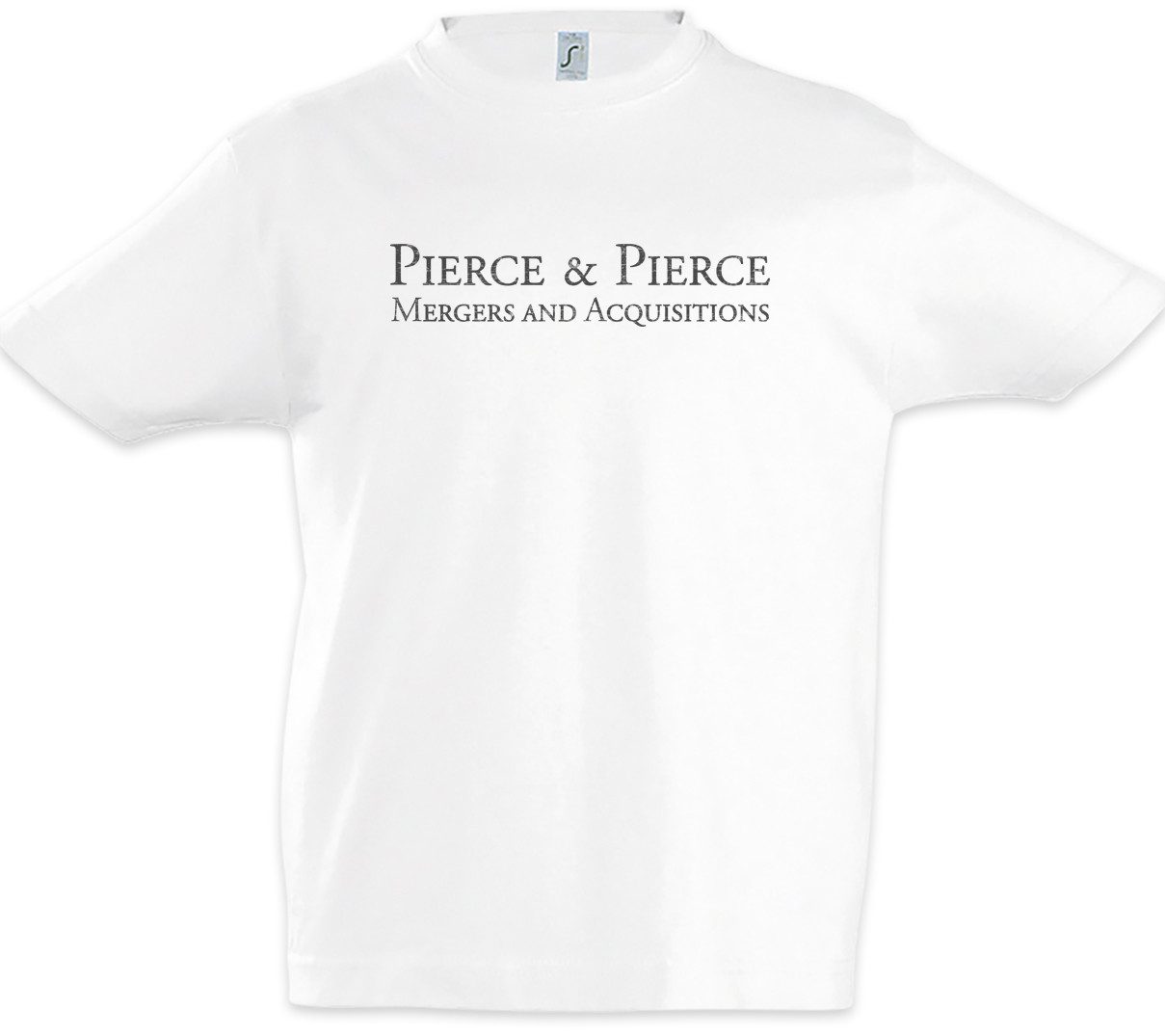 Print-Shirt Pierce & Pierce Kinder T-Shirt American Company Sign Logo Symbol