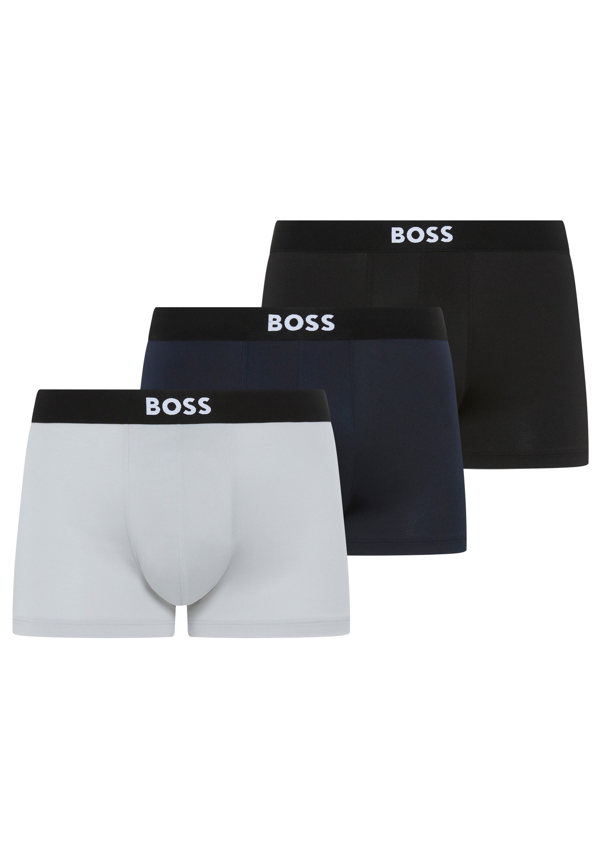 BOSS Trunk 3P Micro ONE (Packung, 3-St) elastischer Bund