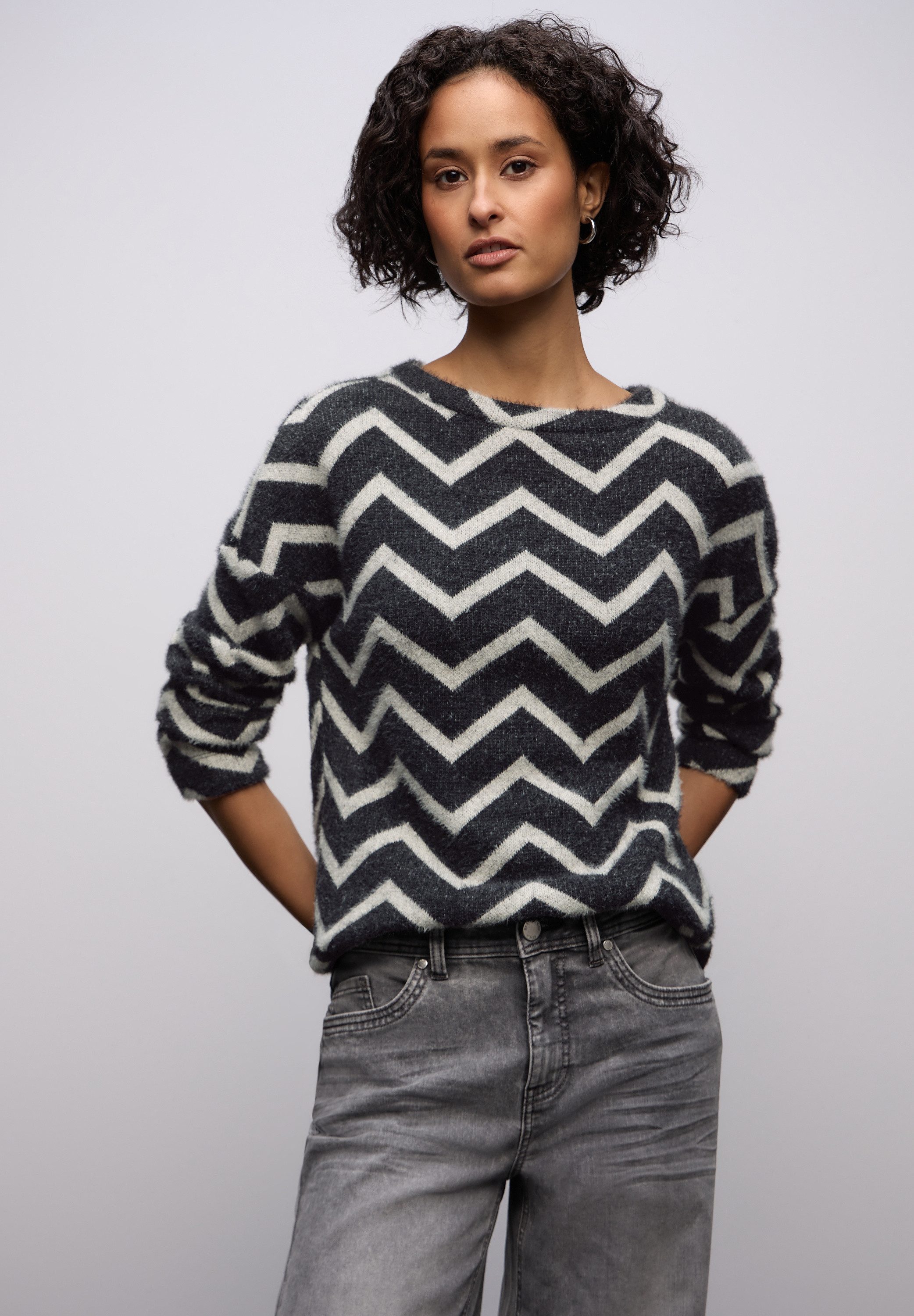 STREET ONE Langarmshirt im Shirt-Style günstig online kaufen