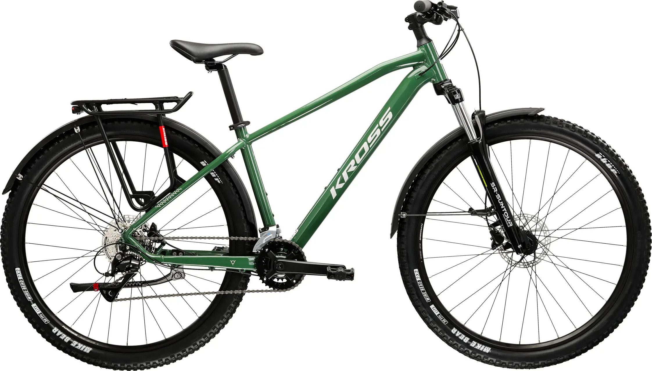 Kross Mountainbike Hexagon 4.0, 16 Gang Shimano ACERA M3020 Schaltwerk, Kettenschaltung