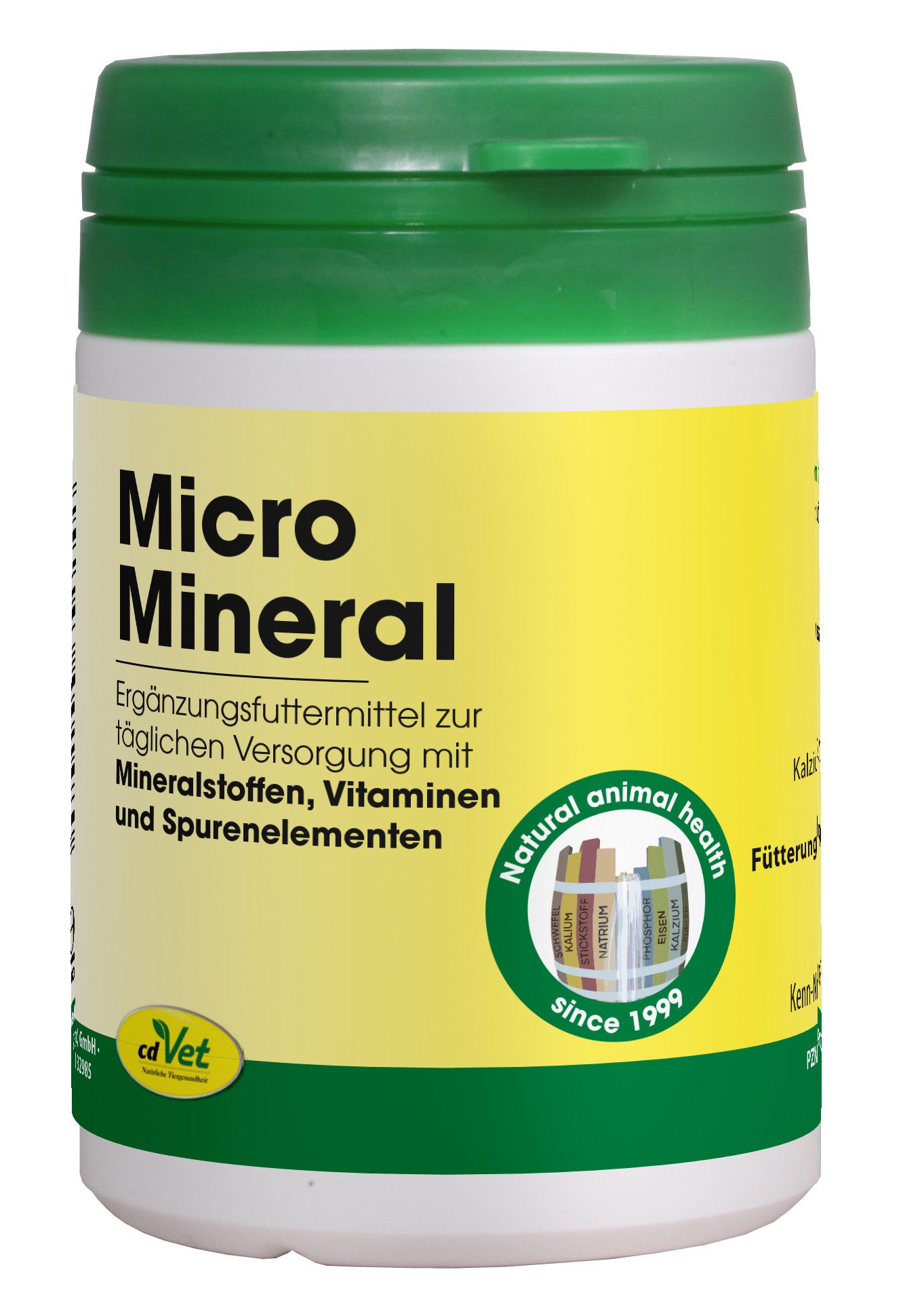 cdVet cdVet MicroMineral Hund & Katze, Nahrungsergänzungsmittel für: Katzen, Hunde, enthält 100% rein natürliche Zutaten