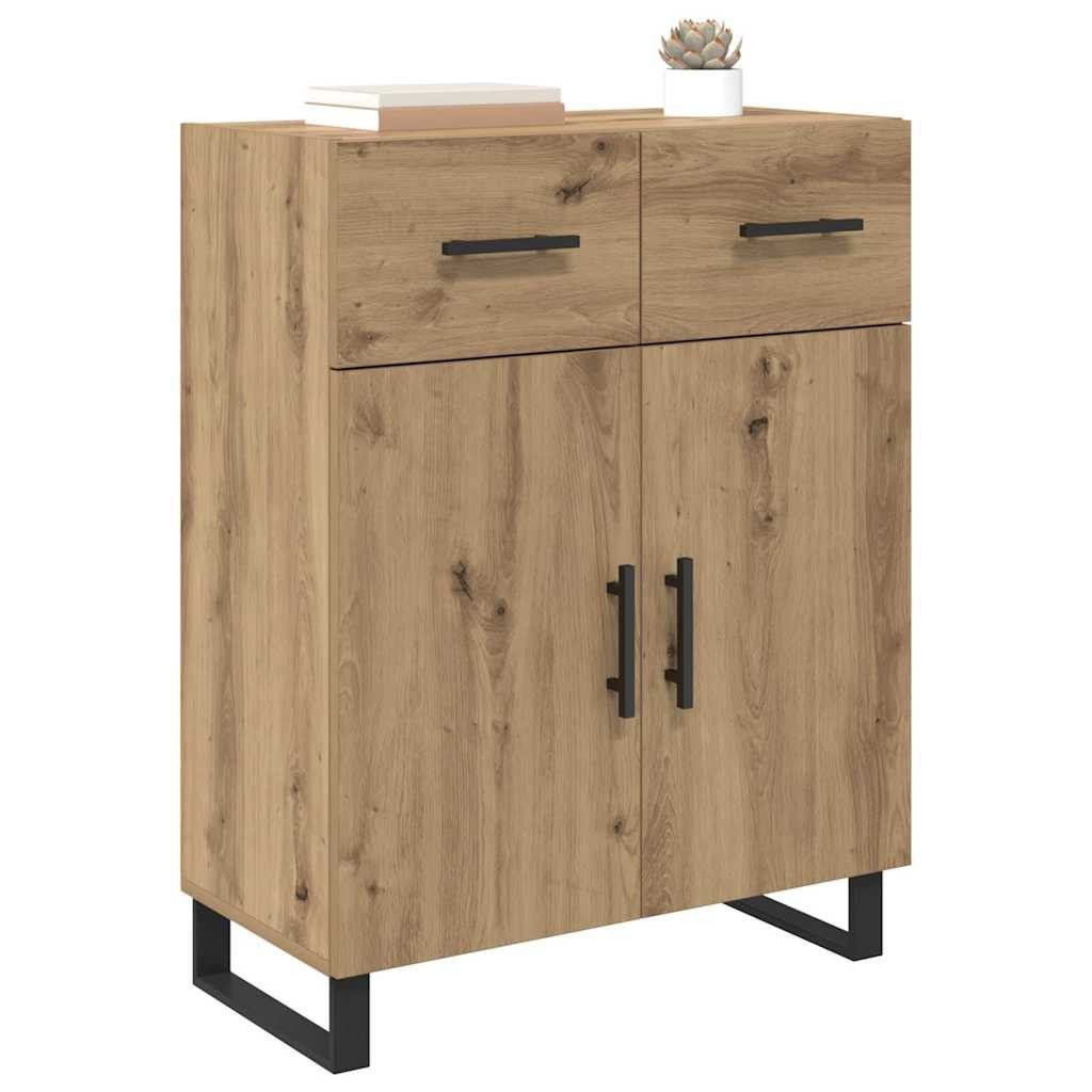 vidaXL Sideboard Sideboard Artisan-Eiche 69,5 x 34 x 90 cm Holzwerkstoff (1 günstig online kaufen