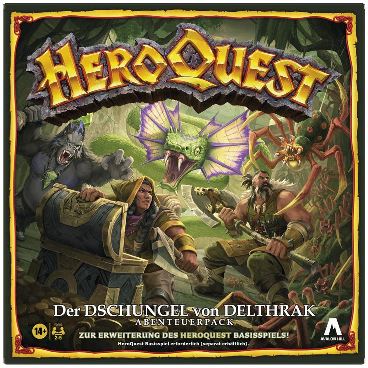 Hasbro Spiel HeroQuest Der Dschungel von Delthrak Abenteuerpack (DE)