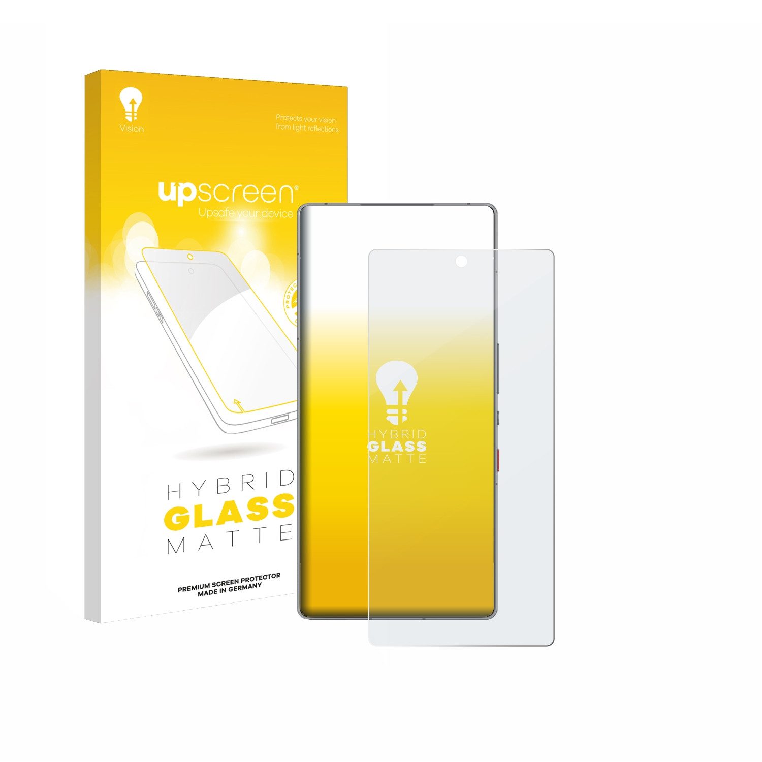 upscreen Displayschutzglas Folie für ZTE Nubia Red Magic 11 Pro, Schutzfolie Glas Panzer Display Schutz matt