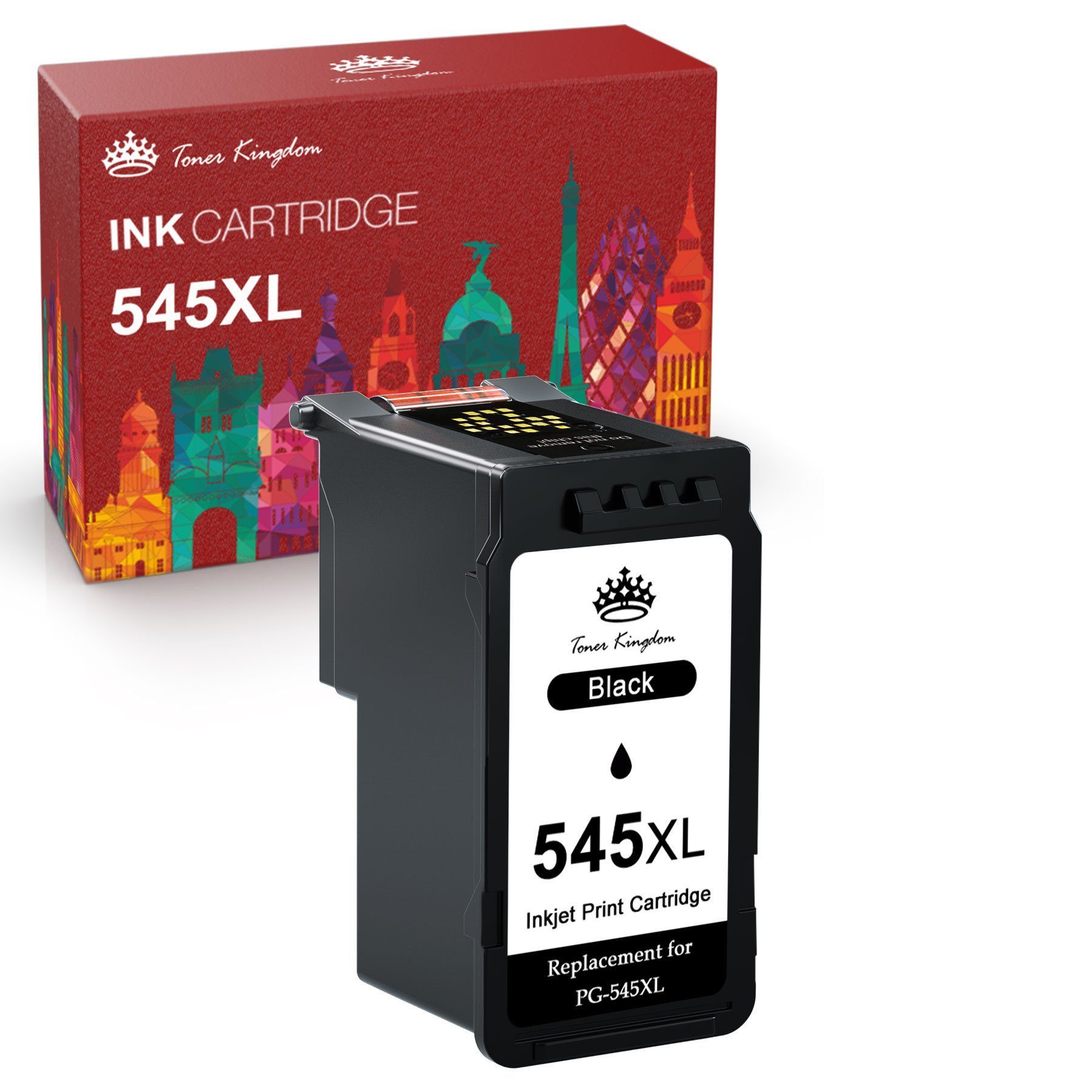Toner Kingdom für CANON PG-545XL CL-546XL 545 546 canon druckerpatrone Tintenpatrone (PIXMA MG2450 MG2550 MG2550S MG2950 MG3050, TS205 TS305 iP2850 MX495 TS3150)