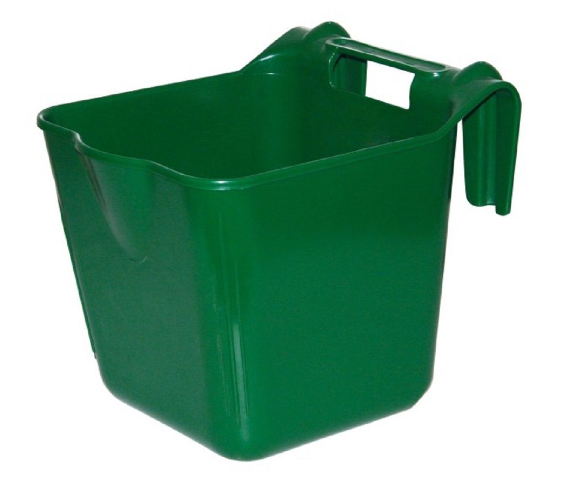 Kerbl Futterbehälter Futtertrog HangOn 13L grün, Kunststoff