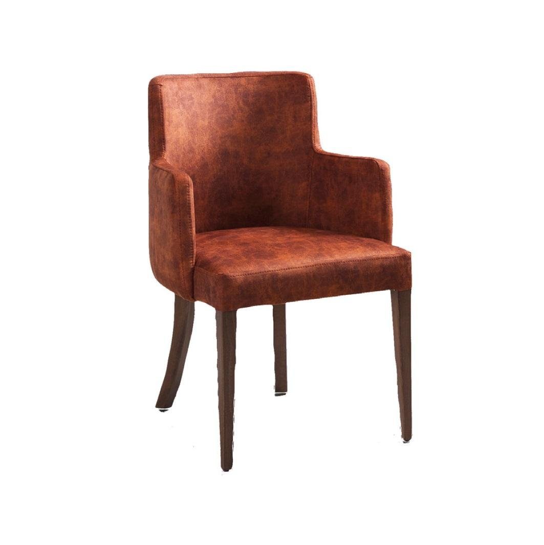 JVmoebel Stuhl, Stuhl Design Wohnzimmer Esszimmer Echtes Holz Stühle Polster mit