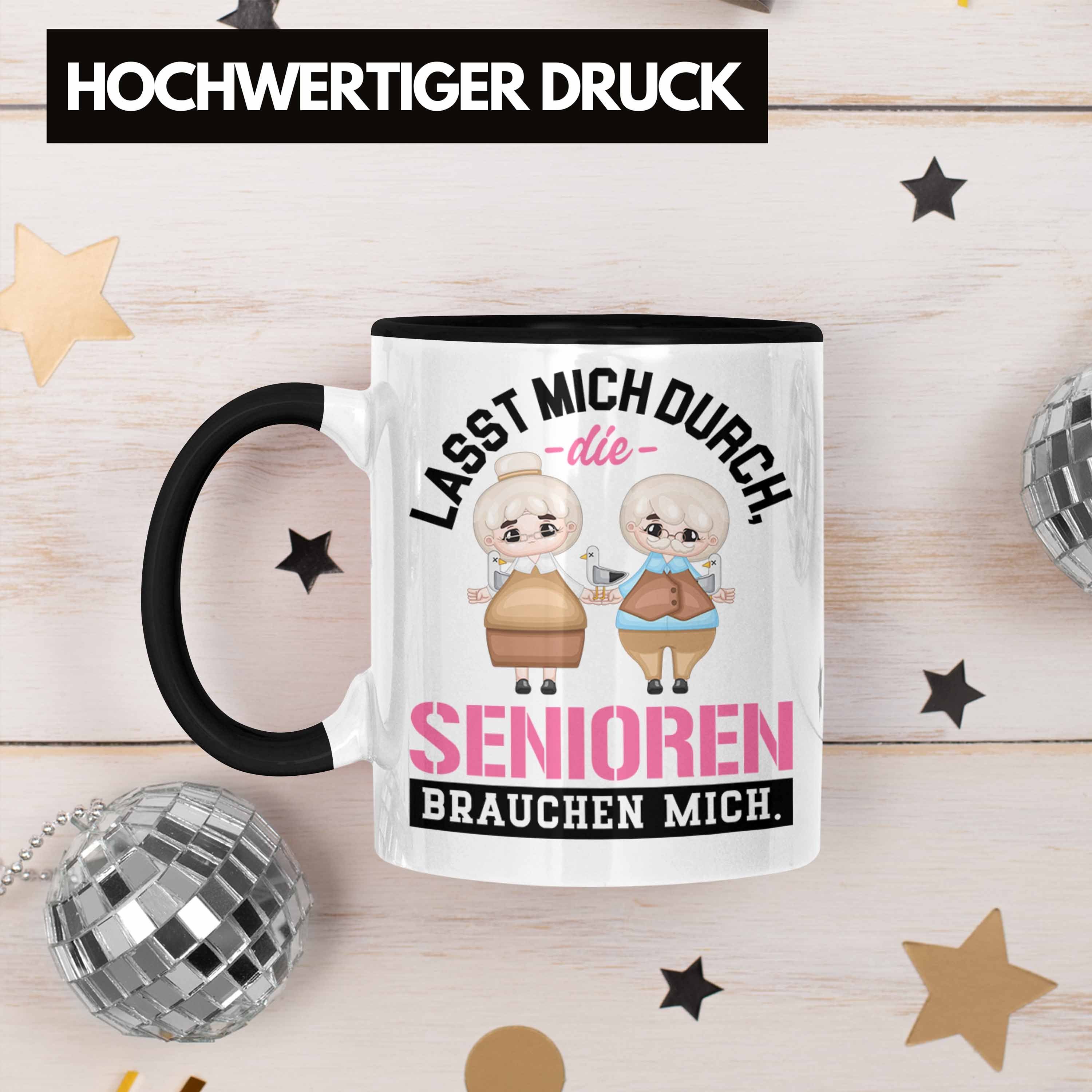 Trendation Tasse Altenpflegerin Tasse Geschenk Spruch Frauen Lasst Mich Durch Die Senio