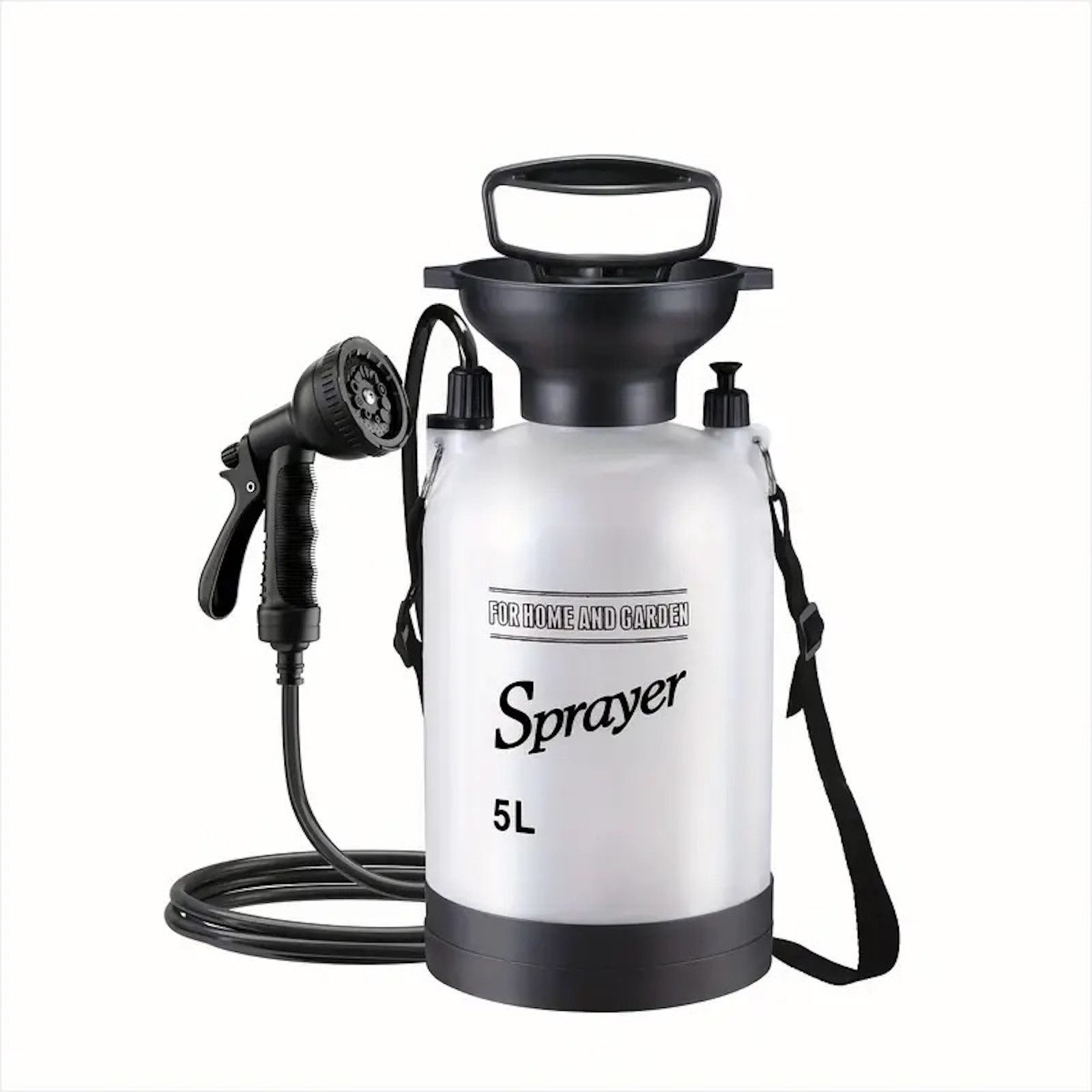 Norskskin Gartendusche Camping Dusche 5 Liter mit Wasserdruck für Zelt Vanlife Minicamper (1 St., Campingdusche, Brauseschlauch und Duschkopf)