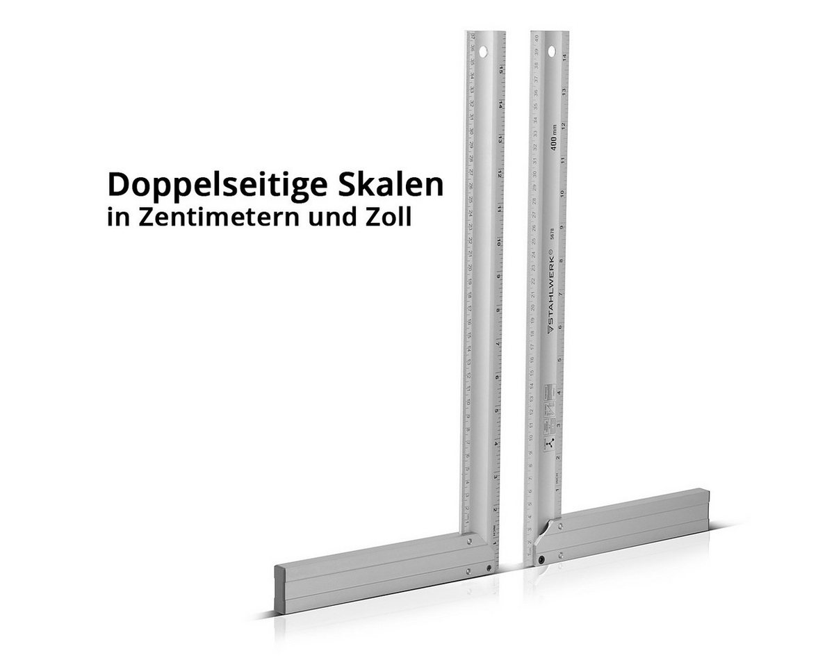 Thumbnail - STAHLWERK Flachwinkel Aluminium-Anschlagwinkel-3er-Set, (3-St)